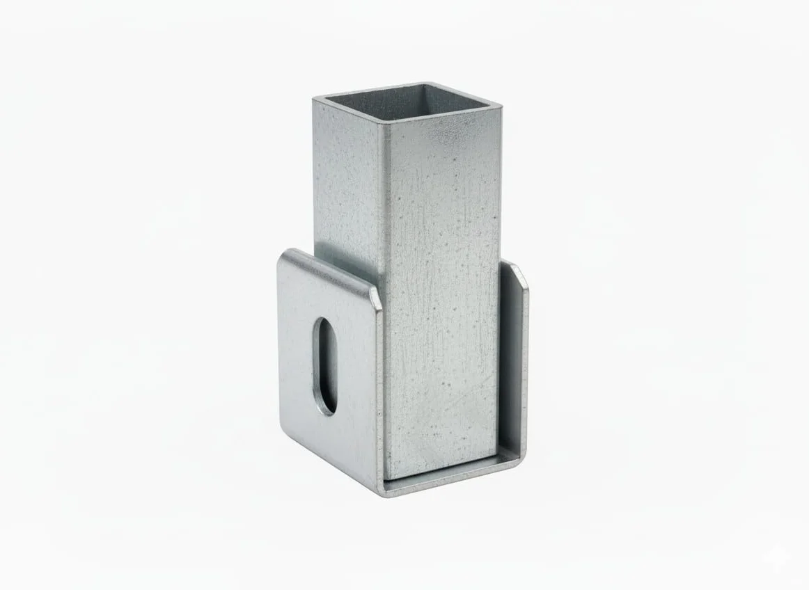 Acciaio Zincato Staffa a U 40x40x3mm Profilo Fai da Te
