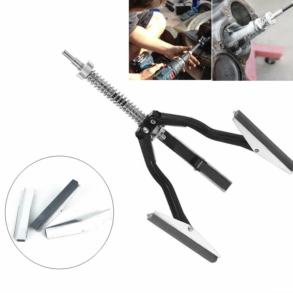4 Pollice Alesaggio Levigatura Strumento, Cilindro Interno Rettifica Lucidatura Strumento Auto Motore Cilindro Freno Hone 51Mm A 177Mm Con Hone Stones