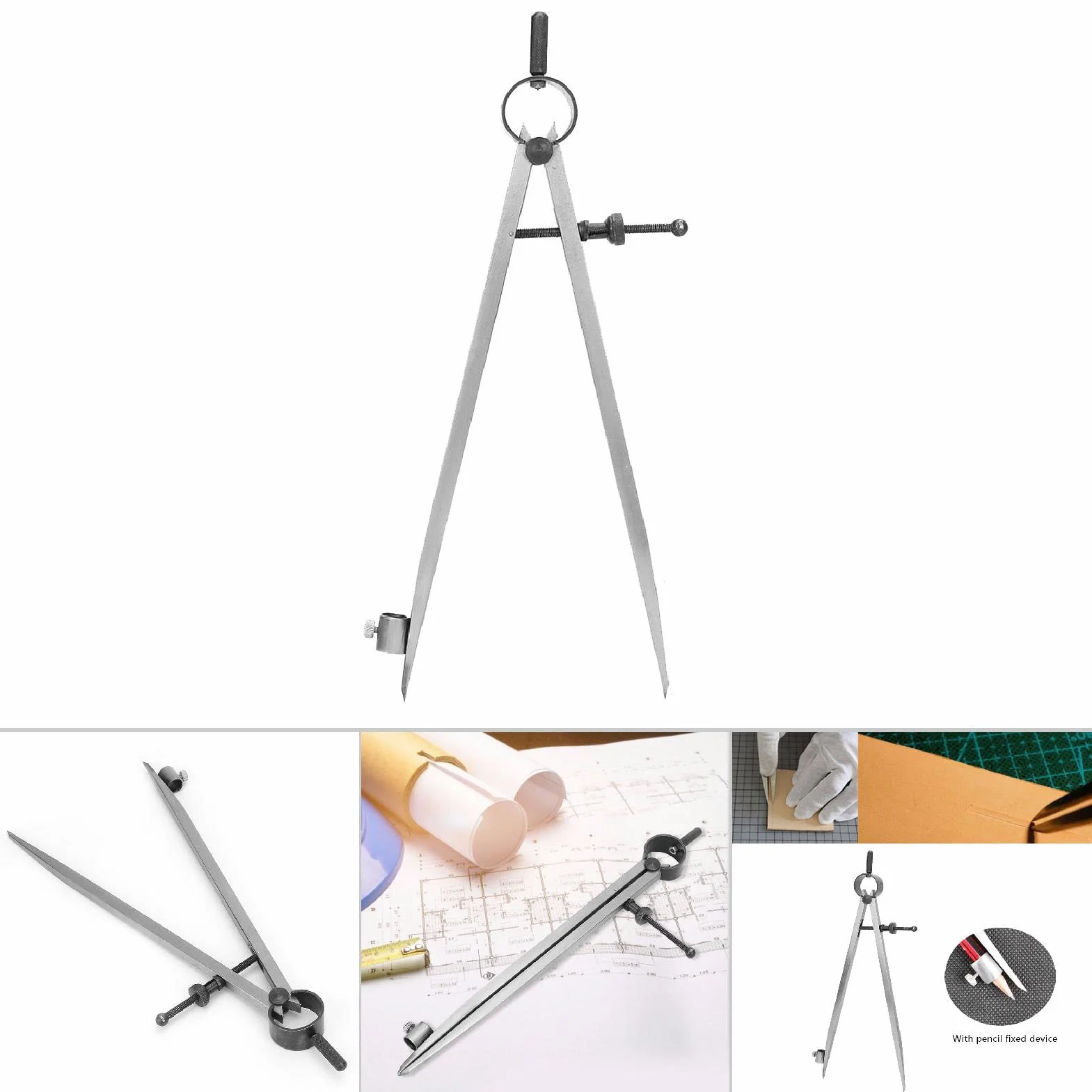 Divisore alare regolabile 200 mm precisione pinza bussola con portapenne