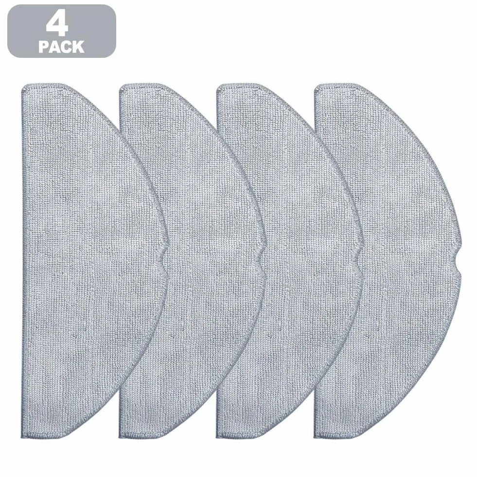 Roborock Panno di Ricambio per Aspirapolvere Q7 M5 M5+ L5 L5+ Q7B Q7T+ (4 Pezzi)