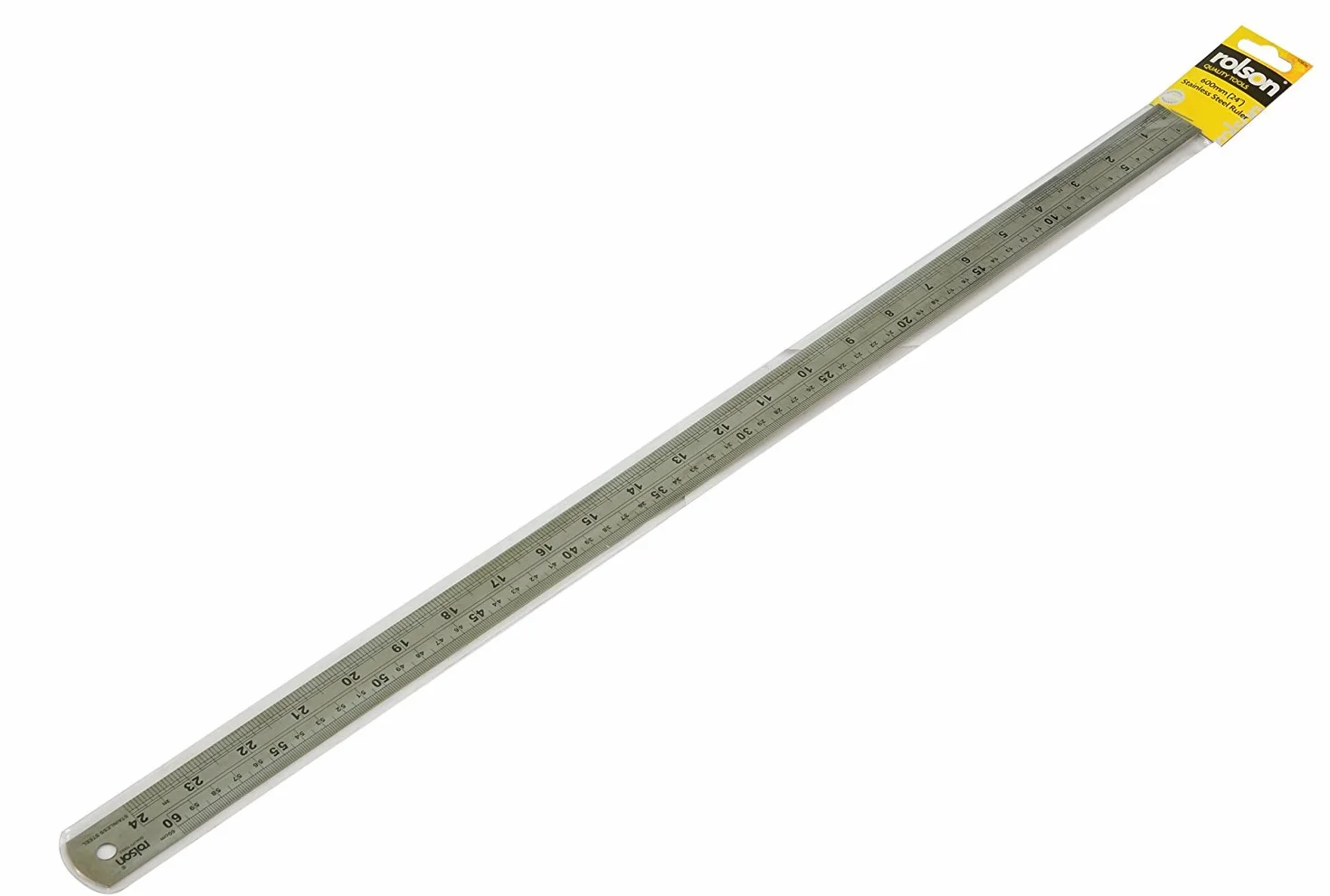Rolson - Riga in acciaio inox, 600 mm