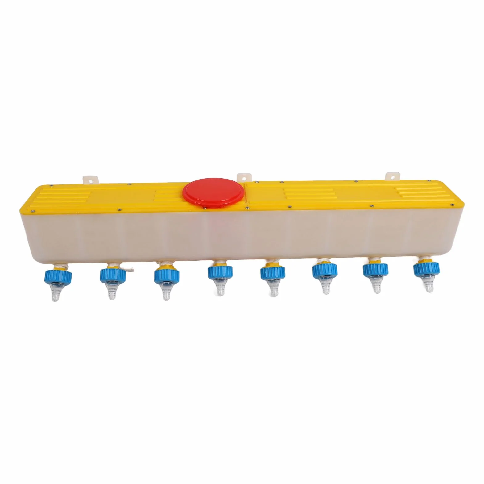 Mangiatoia per Bevande per Agnello in Silicone 10 Litri Montato a Parete con 8 Capezzoli