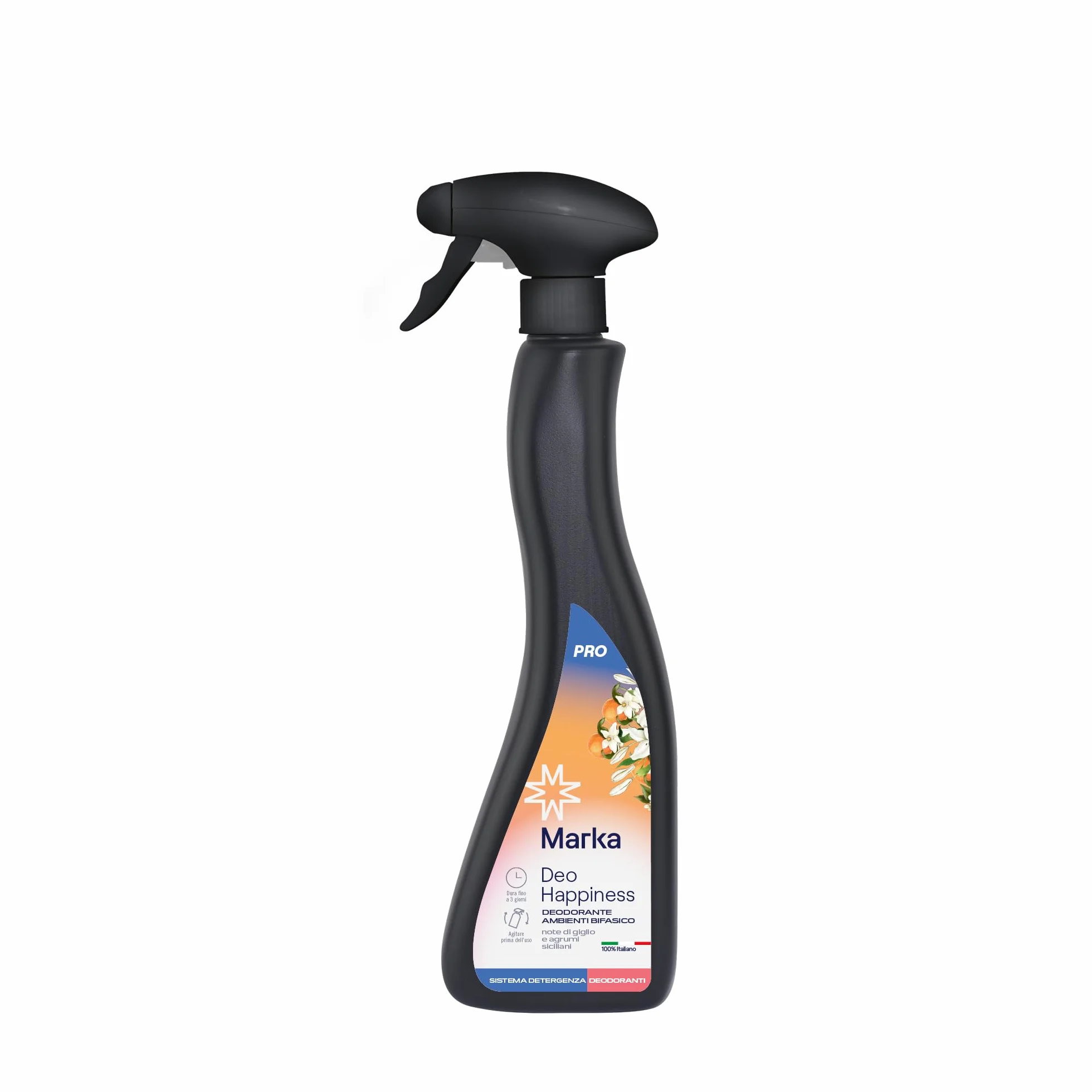DEODORANTE AMBIENTI BIFASICO PROFESSIONALE DEO HAPPINESS fragranza giglio e agrumi siciliani