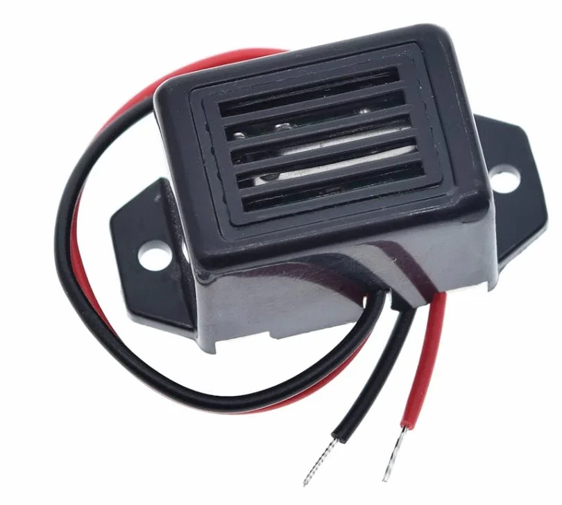 ECI ELETTROFORNITURE Buzzer di allarme DC 12V 85dB Mini cicalino di allarme elettronico tono costante
