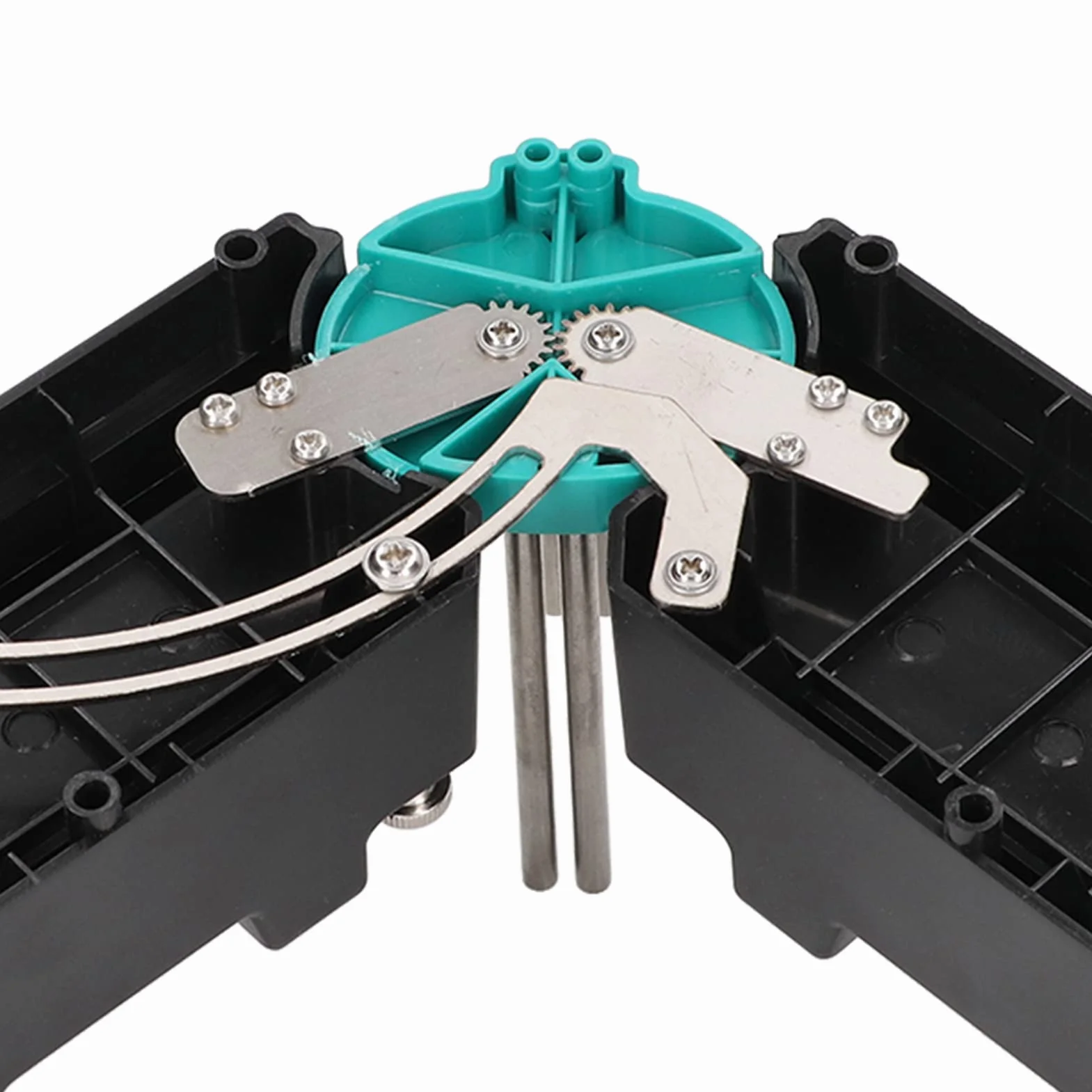 ABS Nero Utensile da Taglio per Angoli Obliqui 2 in 1 Alta Precisione 85-180 Gradi Morsetto Goniometro