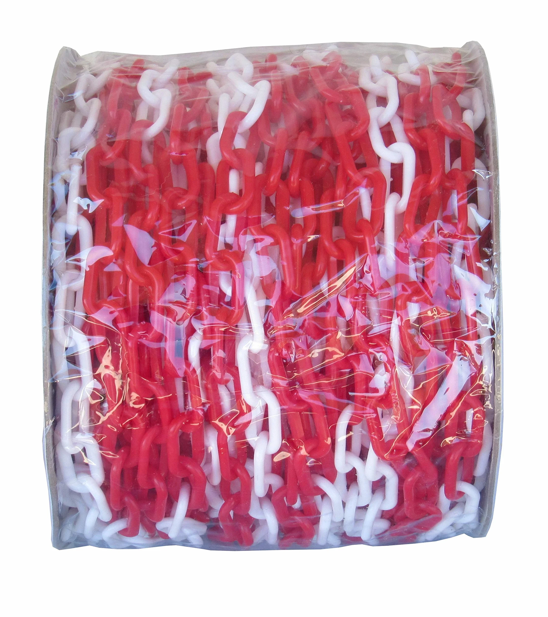 Catena di Plastica per Parcheggio Bianca e Rossa 6 mm 50 metri