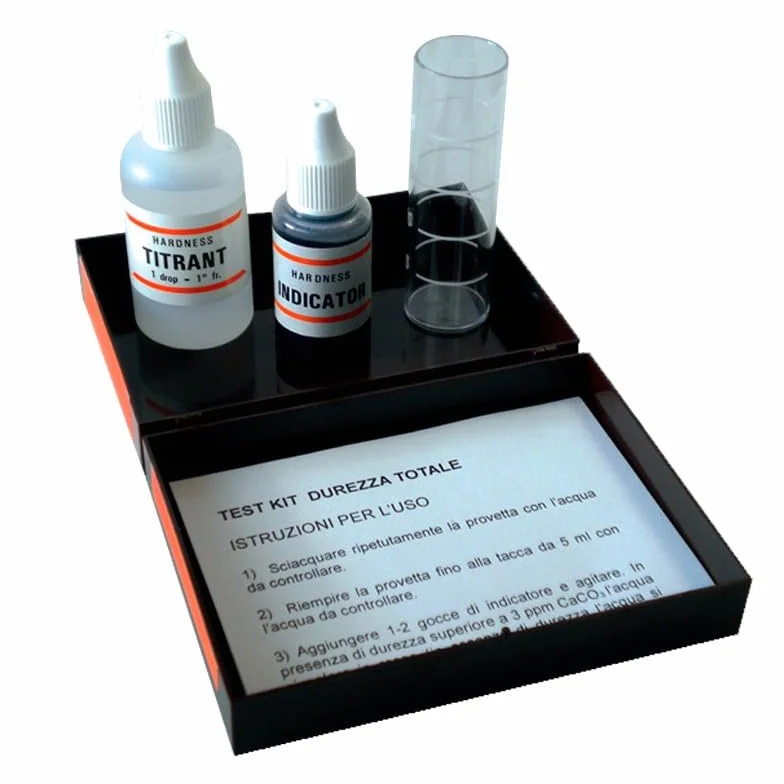 Kit di analisi della durezza dell'acqua Titrant ad alta precisione