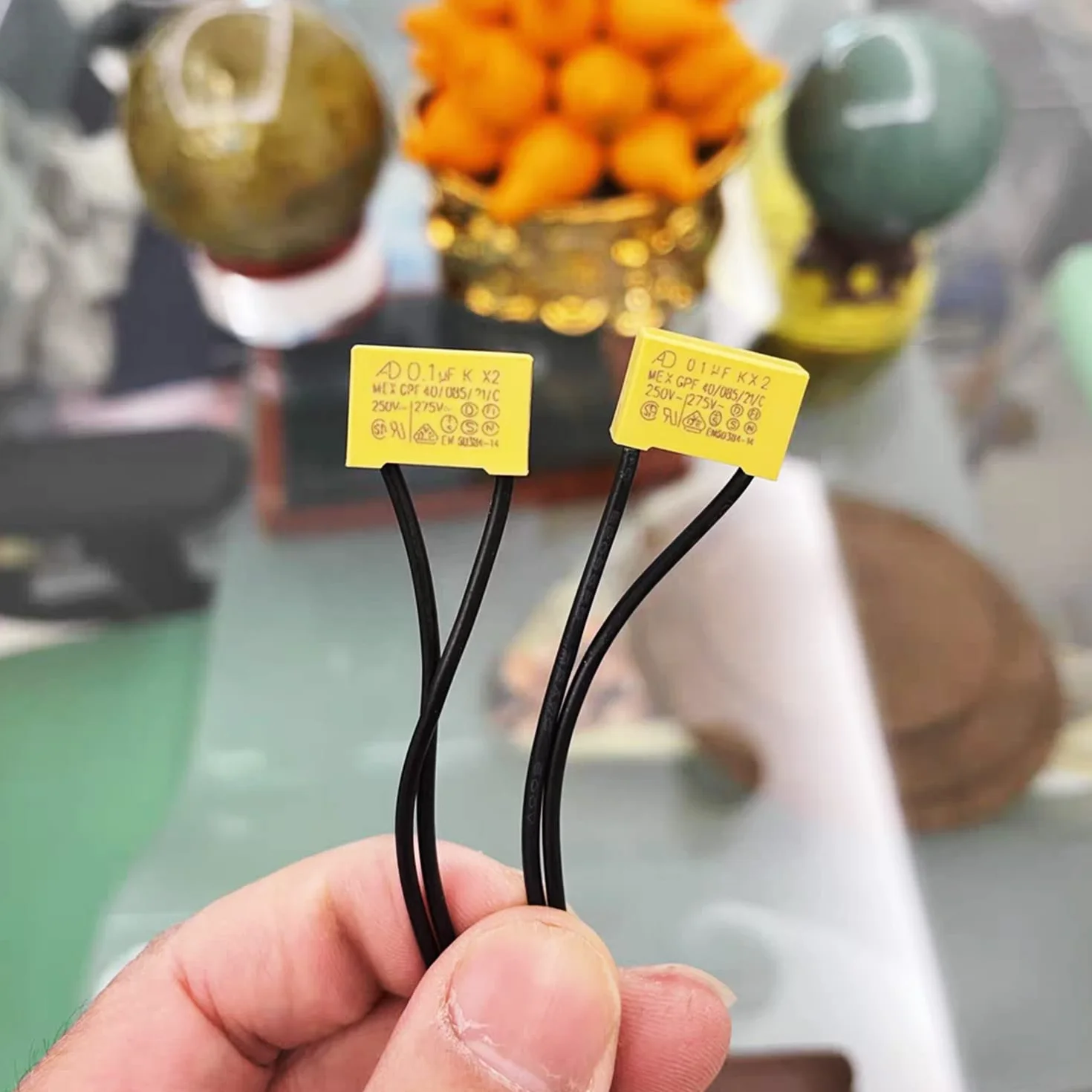 Condensatori 0.22uF 275V X2 Condensatore di Sicurezza 20 Pezzi