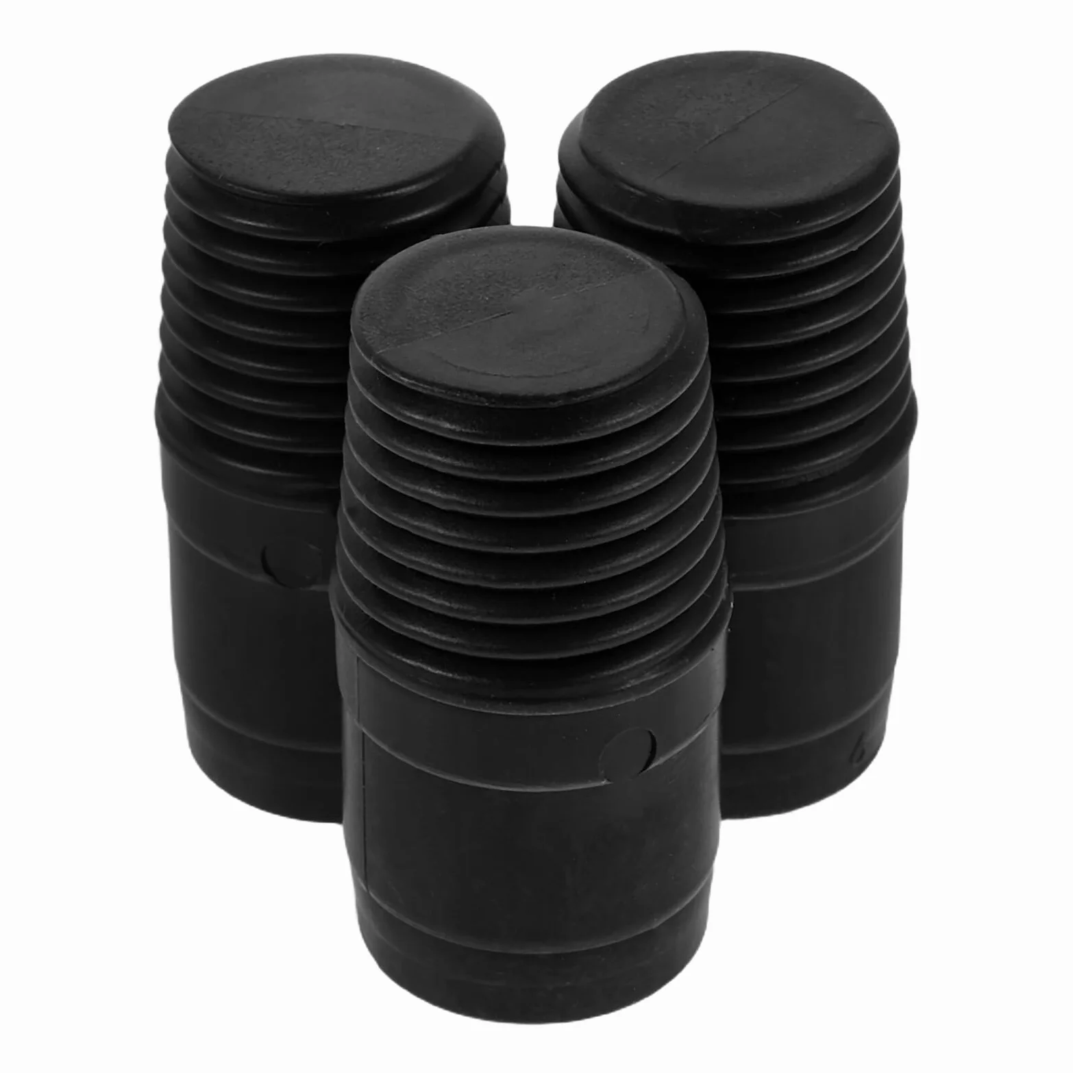 3 pezzi 3 pezzi di estensioni filettate 25 mm in plastica punta del manico della scopa adattatore filettato stile europeo compatibile con mop e scopa per accessori per la pulizia