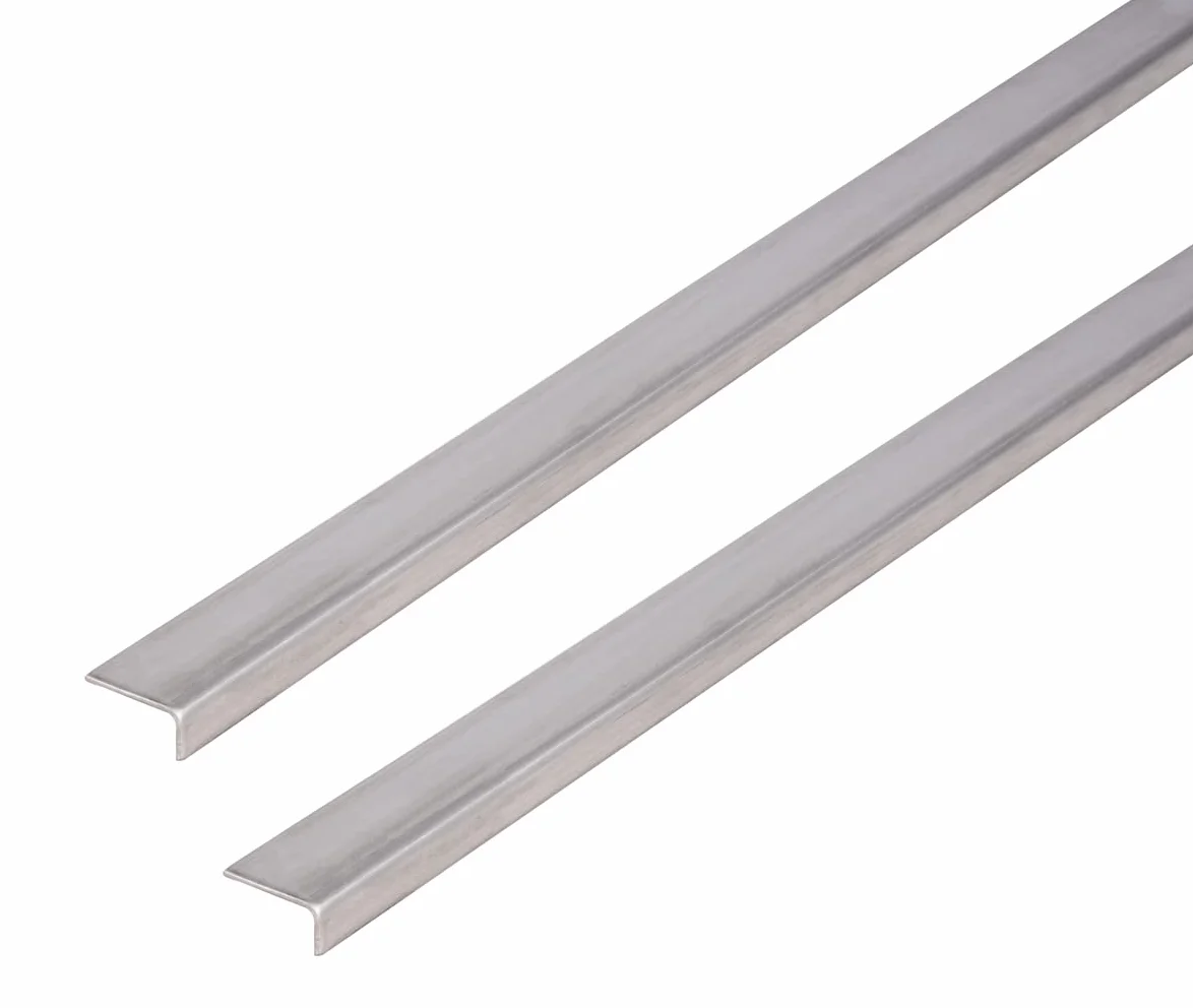 Alberts Profilo angolare in acciaio inox 1000 x 20 x 10 mm set da 2