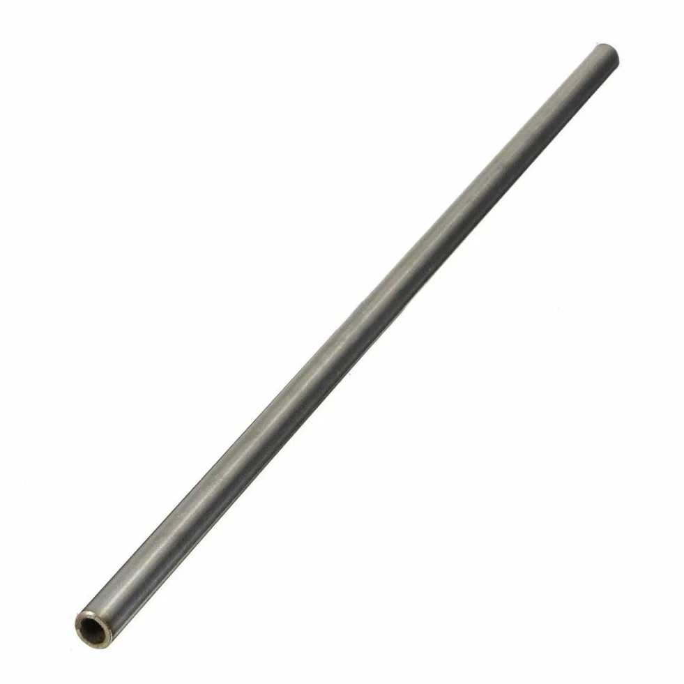 Tubo rotondo in acciaio inossidabile 304 diametro esterno 12 mm diametro interno 10 mm lunghezza 250 mm argento