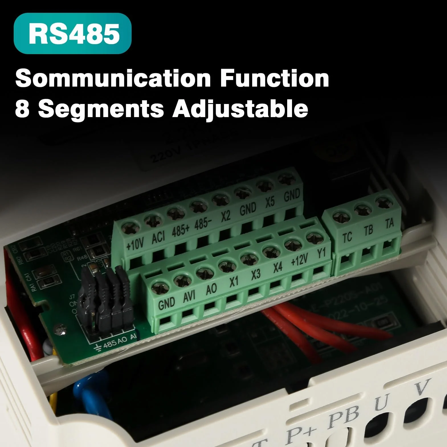 Jadeshay Inverter 220 380 Convertitore di Frequenza Ingresso Monofase 220V Uscita Trifase 380V 0,75KW Inverter per Motori CNC Modello JLS-E-2S-0.7GB-4T (con Cavo di Estensione 2m)