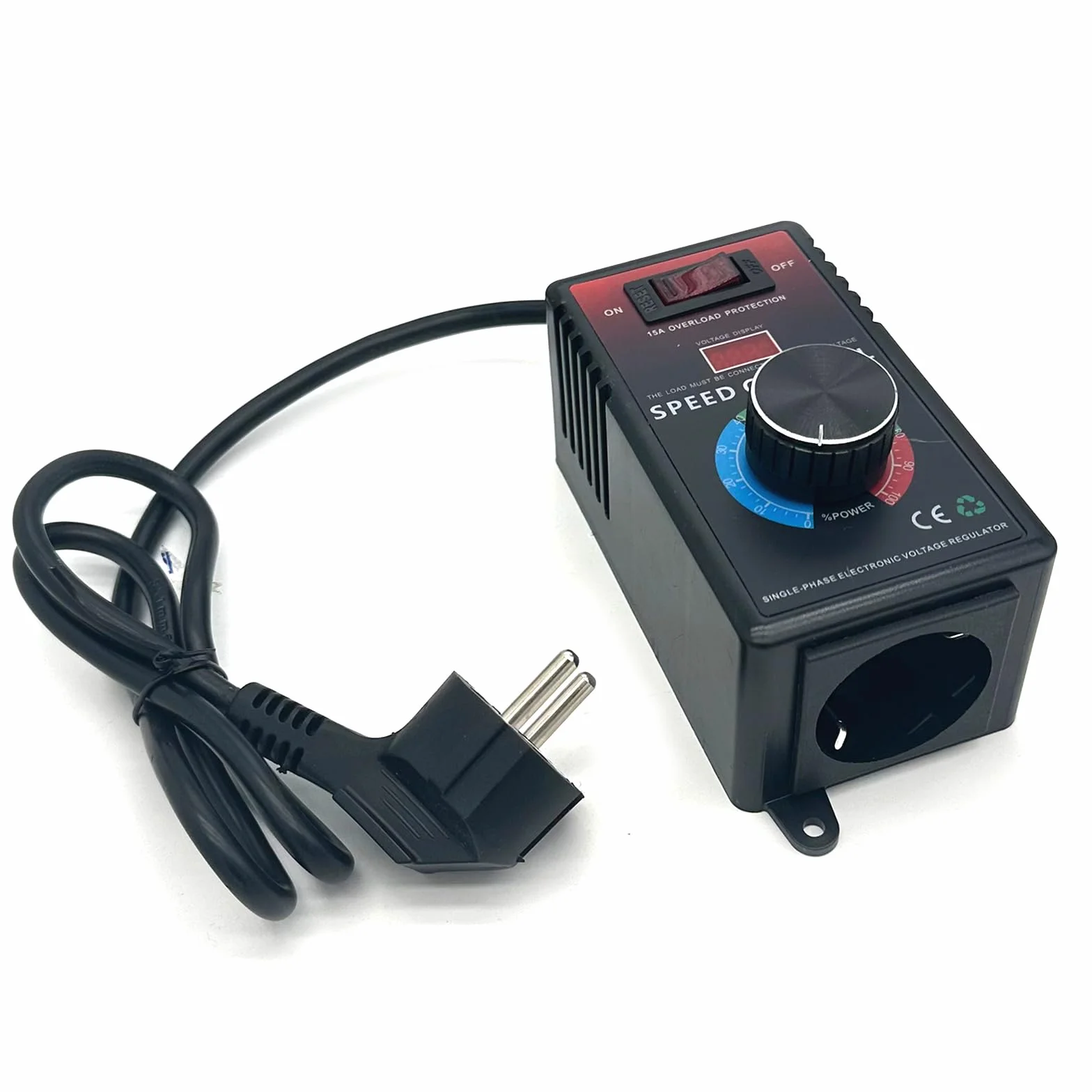 Regolatore di Tensione,220V Regolatore di Tensione Temperatura Motore Fan Speed Controller Regolatore di Velocità del Motore Dimmer 10A Per Mediante Smerigliatrice Angolare