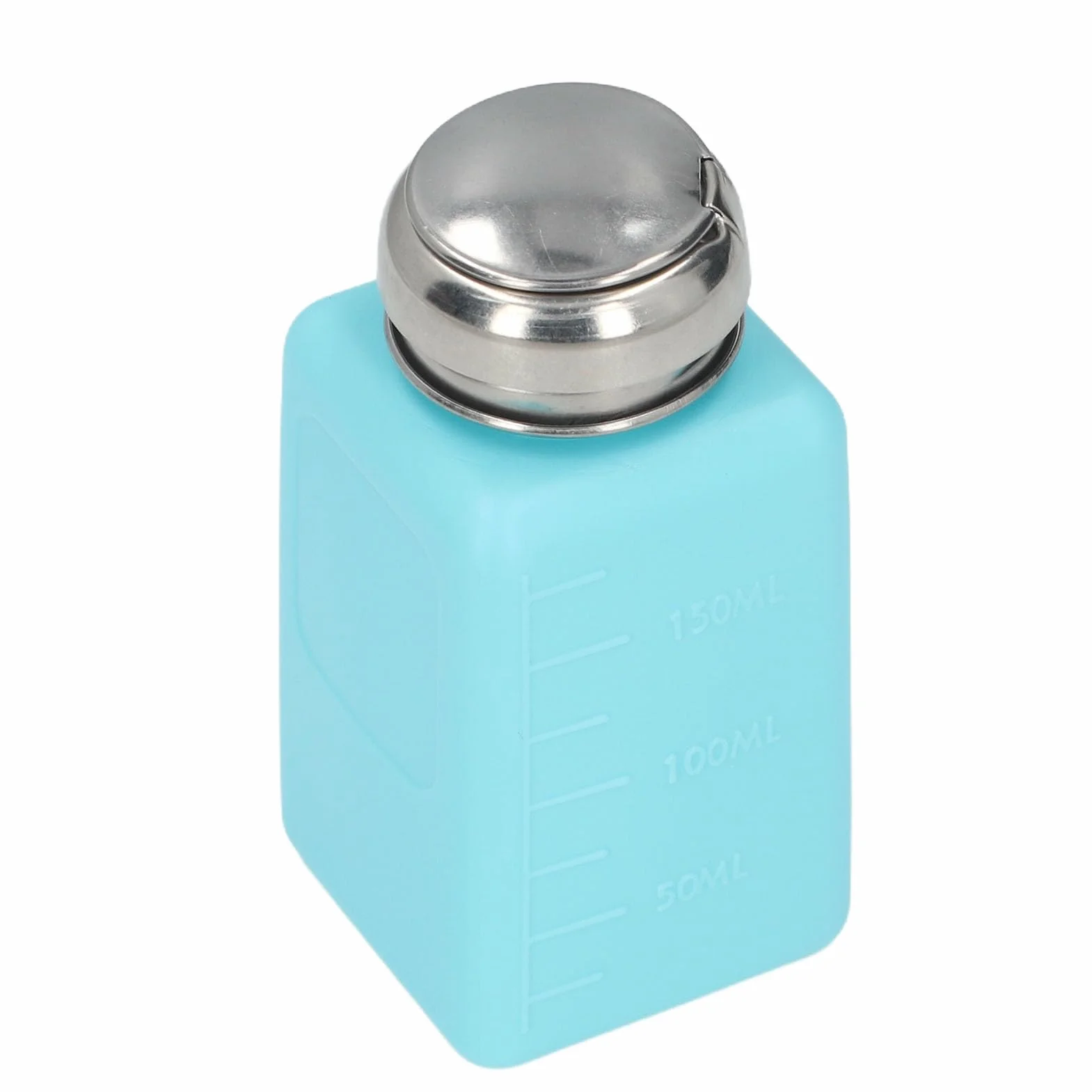 ESD Safe Anti-Static Solvent Dispenser 200ml, Distributore Liquido in Acciaio Inossidabile, Bottiglia Blu Resistente