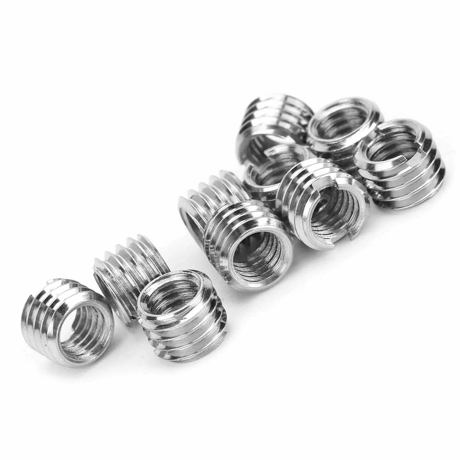 Inserti Filettati M6 M8 Lunghezza 6MM Acciaio Inossidabile Dado Riduttore Hardware Fastener