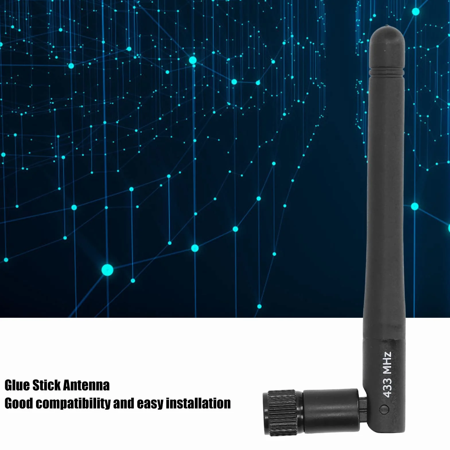 5Pcs 433M Antenna di Trasmissione Wireless Portatile Antenna Pieghevole Antenna TV Esterna Interna Antenna Omnidirezionale Ad Alto Guadagno SMA Maschio Segnale Antenna