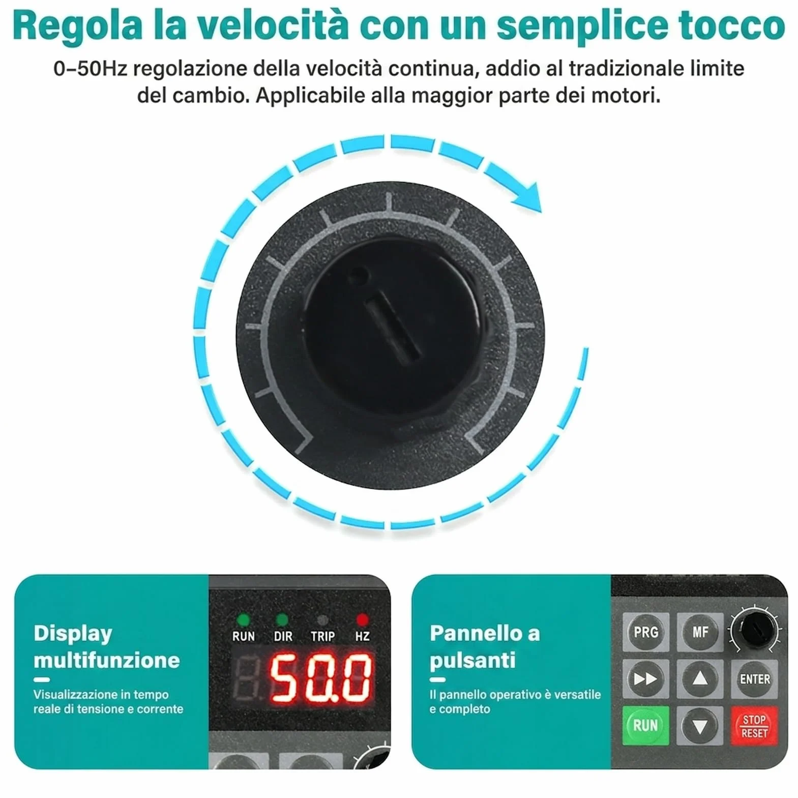 inverter per motori 230 380 Ingresso monofase 220V Uscita trifase 380V 2,2KW Inverter di frequenza CNC Inverter di frequenza Modello di fabbrica JLS-E-2S-2,2GB-4T (con cavo di estensione 2m)