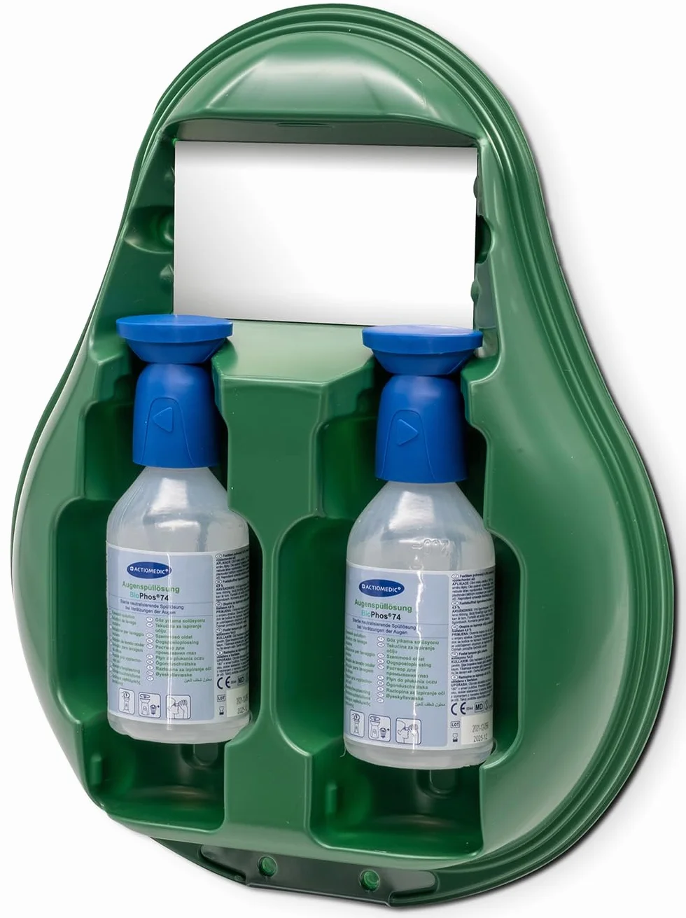 Kit Lavaggio Oculare Emergenza Soluzione Salina 2x250 ml PH neutro 320x410x80 mm