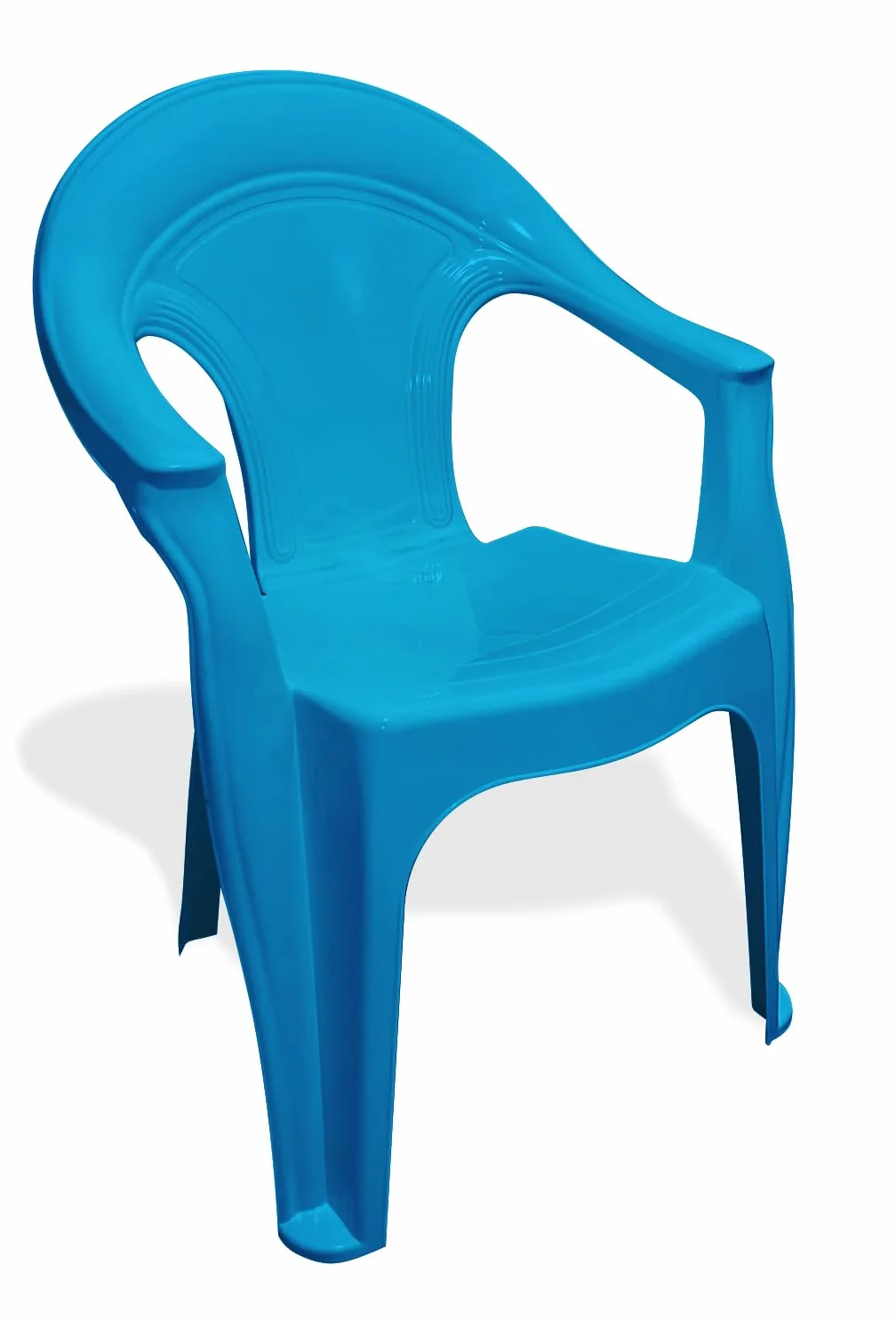 Sedia Bambini 1-2 Anni Celeste Plastica 41x41x56cm Sediolina Bimbo Casa Scuola Asilo Giardino Azzurro Royal Industry