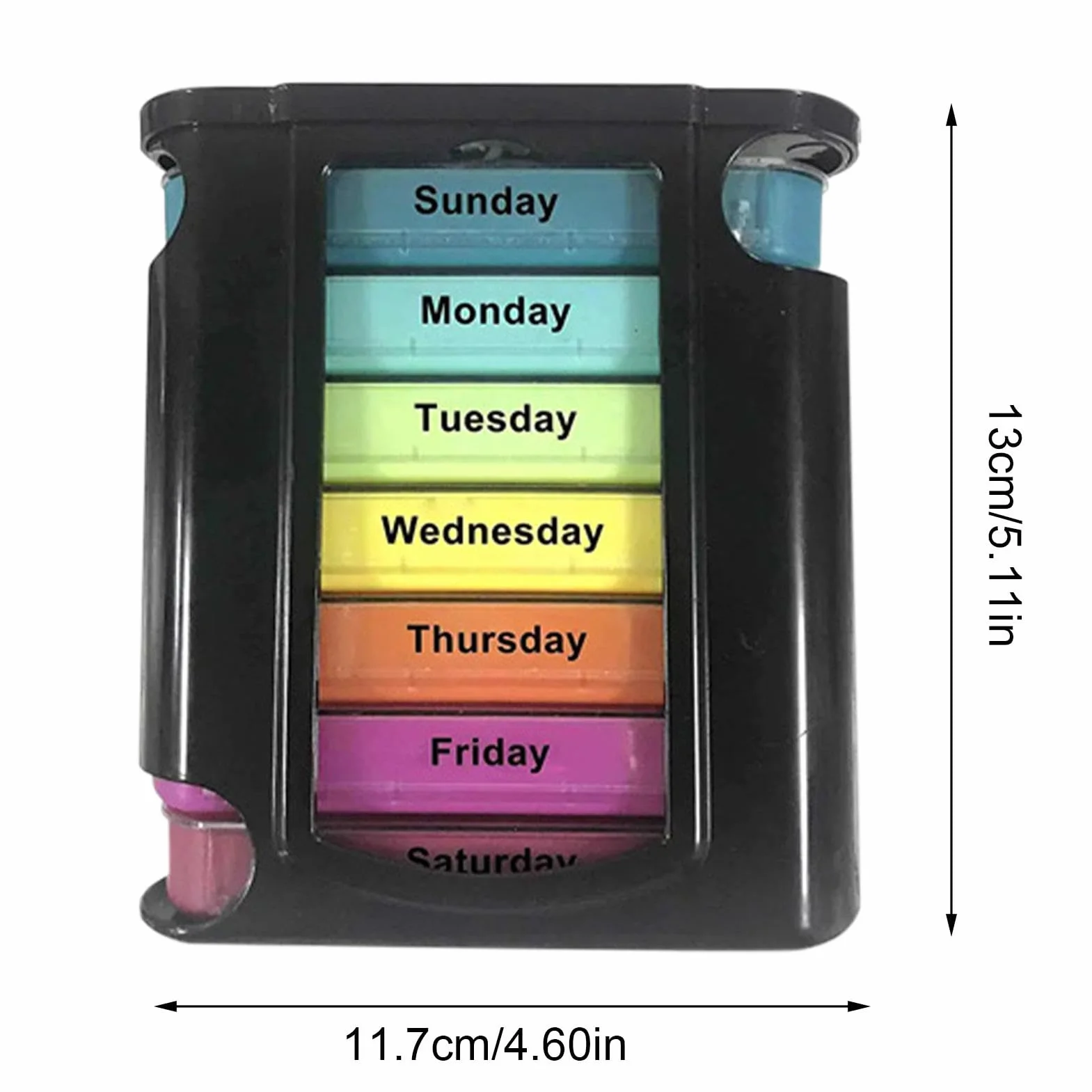 Portapillole da viaggio organizer settimanale per pillole scatola portatile carina dispenser medicinali