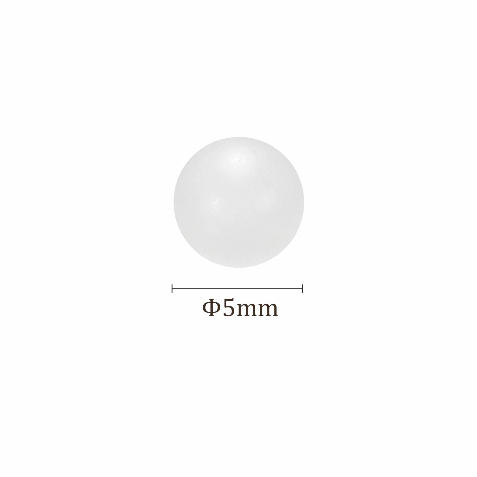 Palline in PP 5mm Cuscinetto a Sfera in Plastica per Valvole Trasportatori Rulli