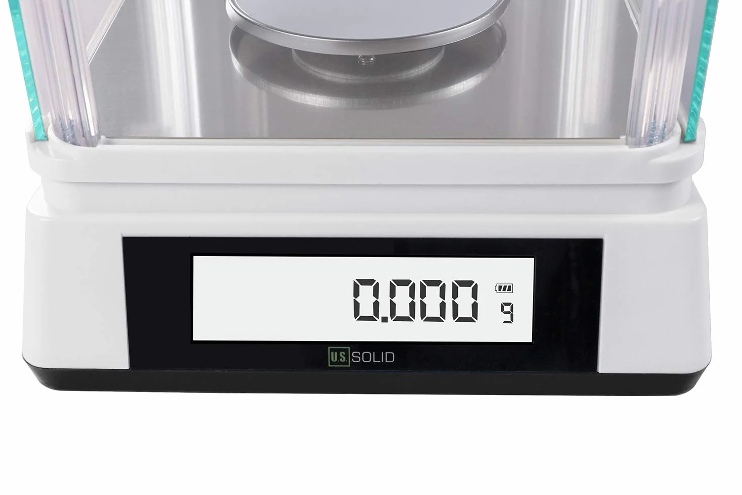 U.S. SOLID Bilancia di precisione da 0,001 g – Bilancia digitale analitica Lab – Bilancia elettronica di precisione con una precisione di 1 mg e 2 schermi LCD – 310 g/0,001 g