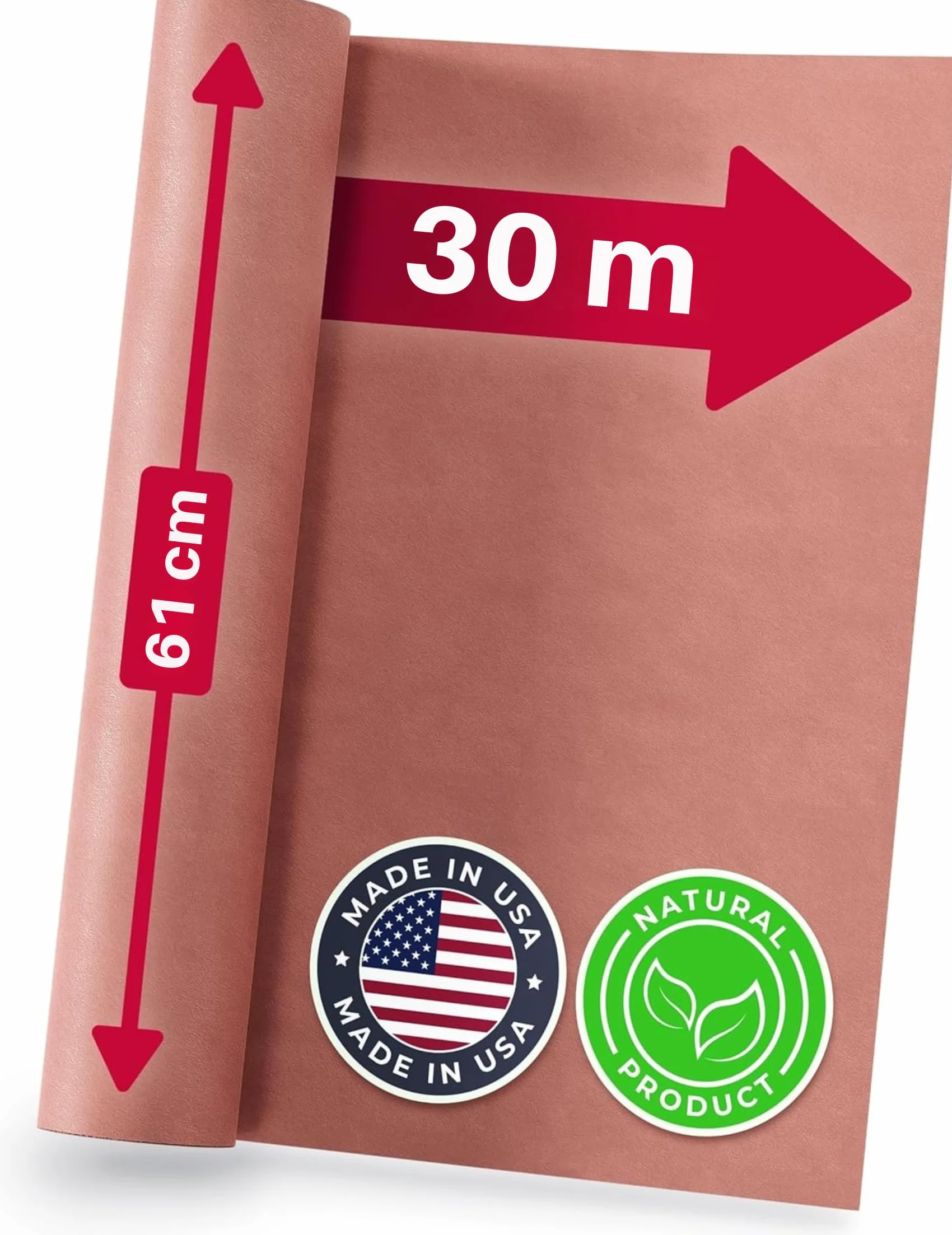 HOLY SMOKE USA Butcher Paper 60 cm x 30 m – Carta da macellaio per grigliare carne succosa grazie a Low & Slow BBQ – Made in USA