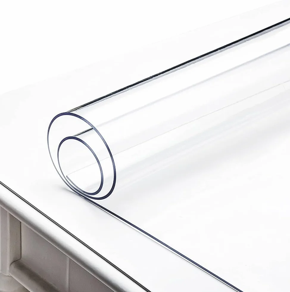 ZAFFIRO - Pellicola in PVC Trasparente con spessore 1 mm e 1,5 mm in diverse misure (Spessore 1.5 mm, 80 x 100 cm)