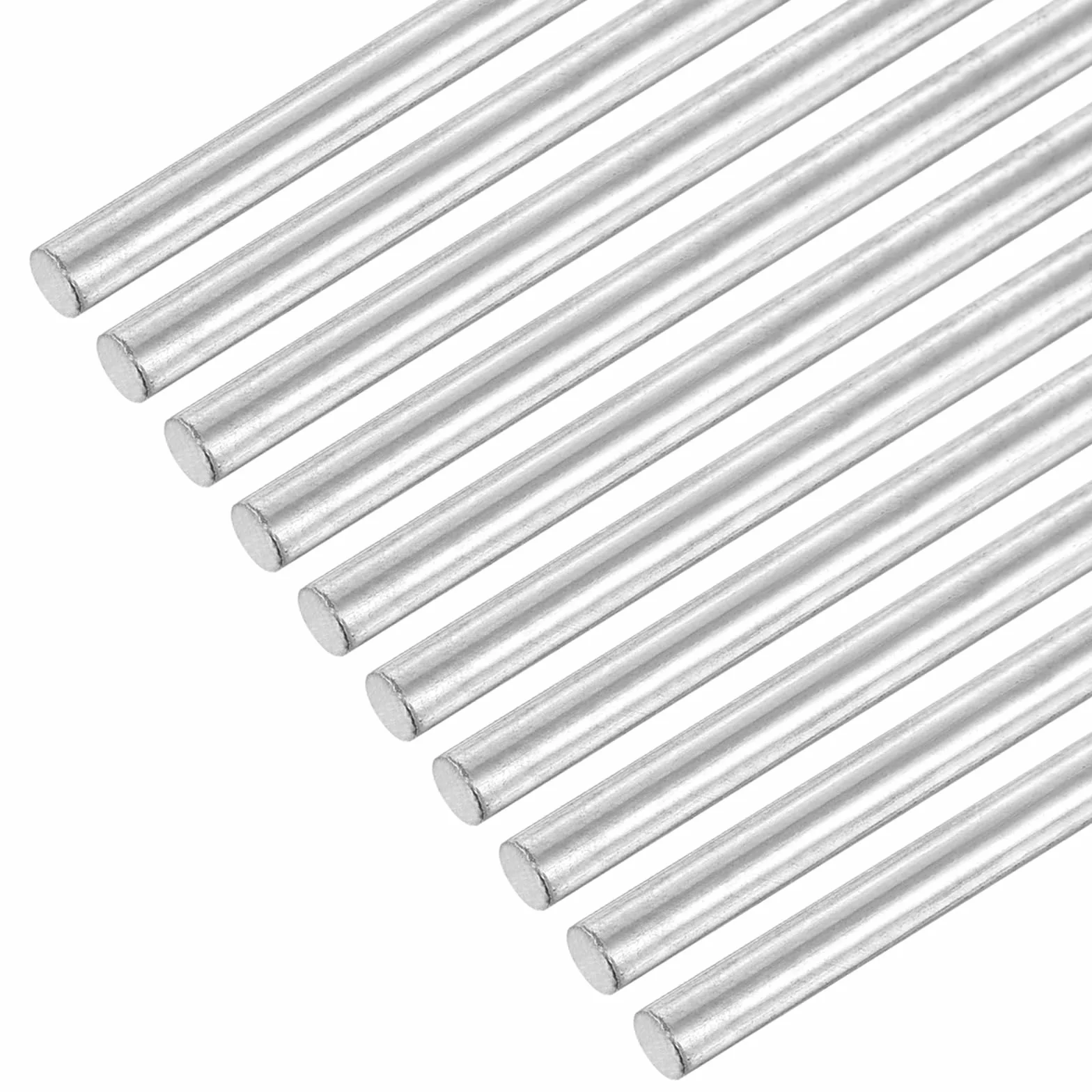 QUARKZMAN Barre Rotondo Acciaio Inossidabile 304 3mm x 420mm Aste INOX Metallo Solido 16Pz