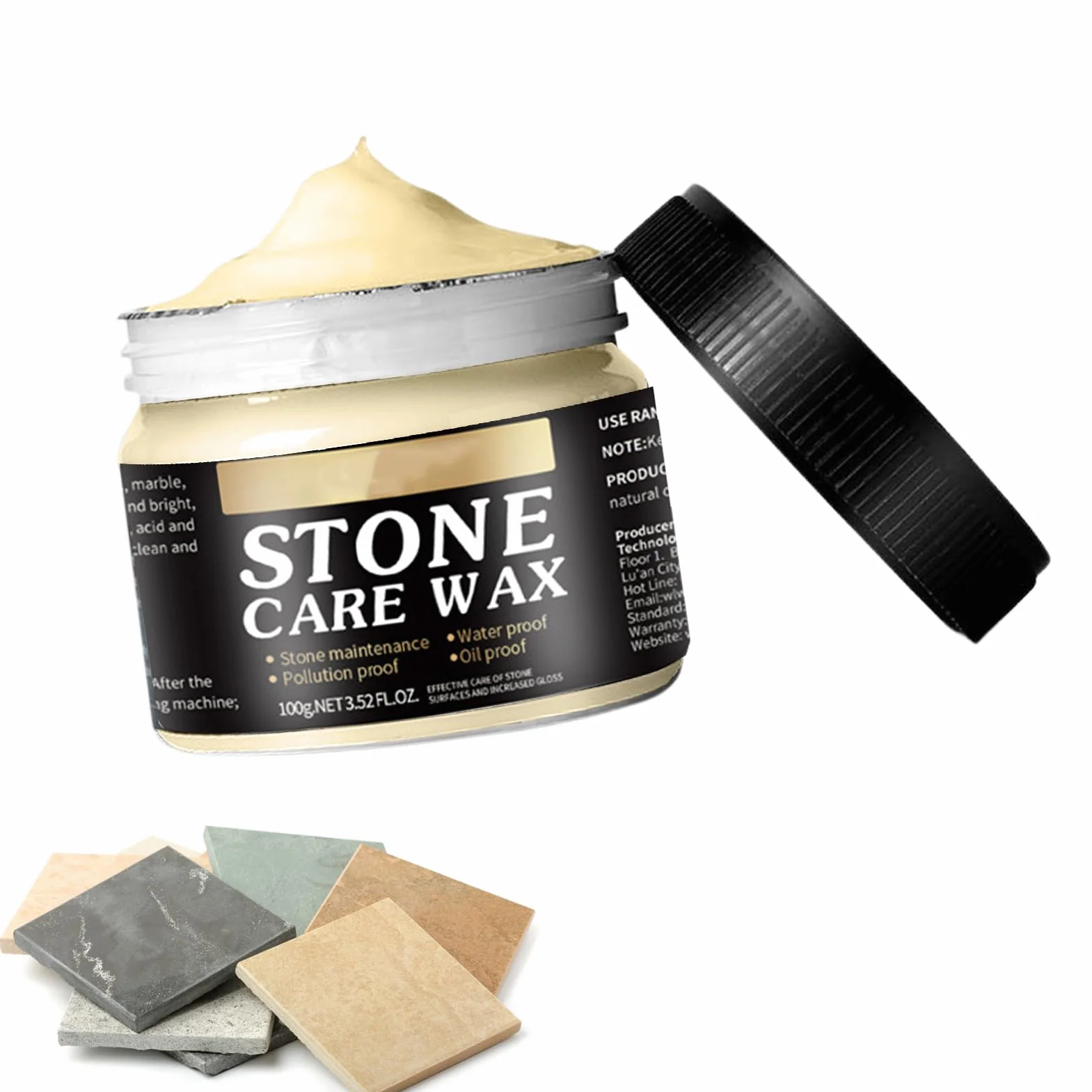 per marmo – Pasta per lucidare la pietra, cura delle piastrelle delpavimento, restauratore della lucentezza delgranito | Crema per restauro lucidante per mobili, detergente per controsoffitto p