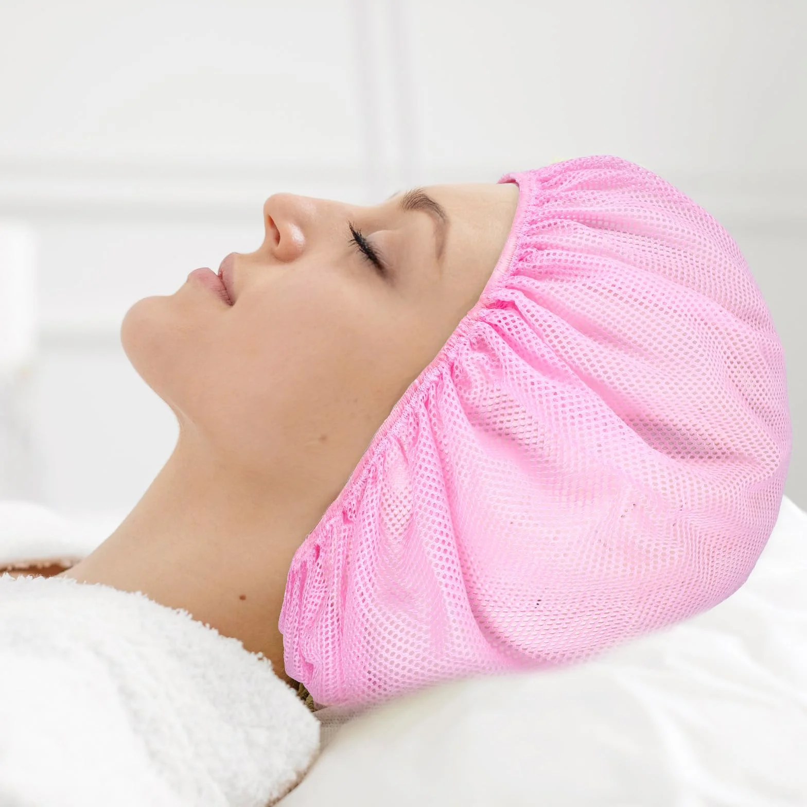 TIESOME Rete per capelli per dormire 4 pezzi Bonnet Sleep Cap regolabile per donne