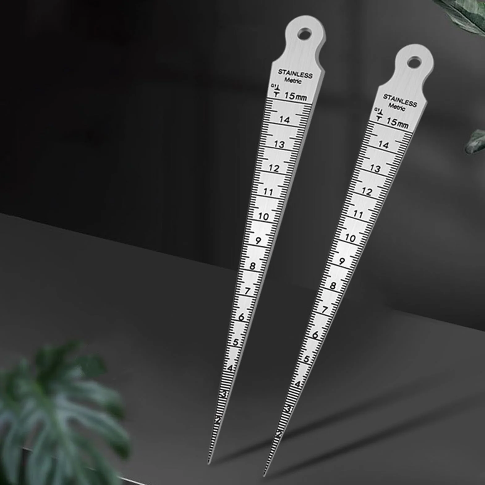 Calibro per fori in acciaio inossidabile con scale, set di misura precisione