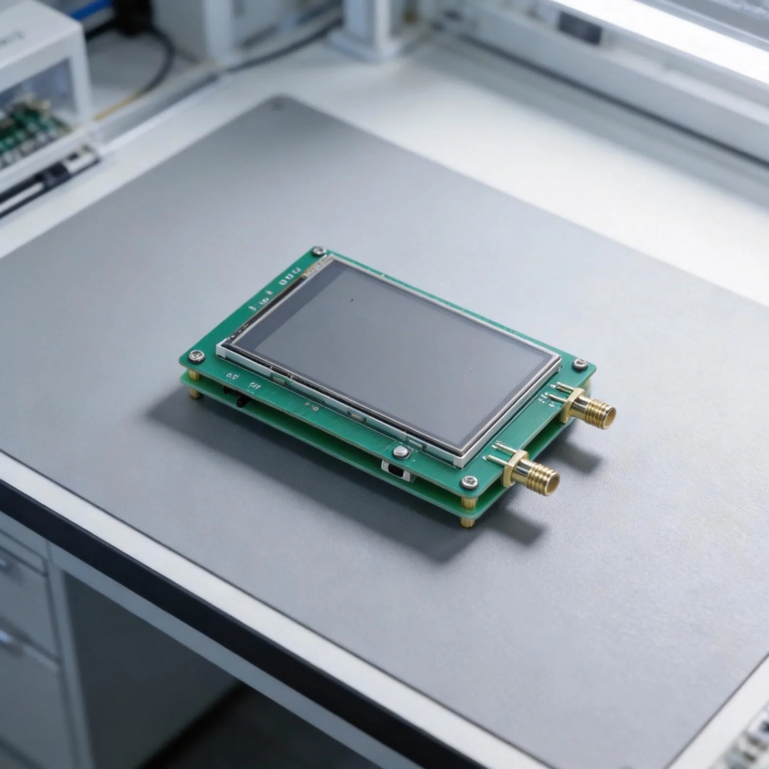 Touch screen a basso rumore 0.5Ppm di fonte Max2870 rf del generatore di segnale 23.5-6000Mhz per il lavoro di analisi di ingegneria e di prova di laboratorio