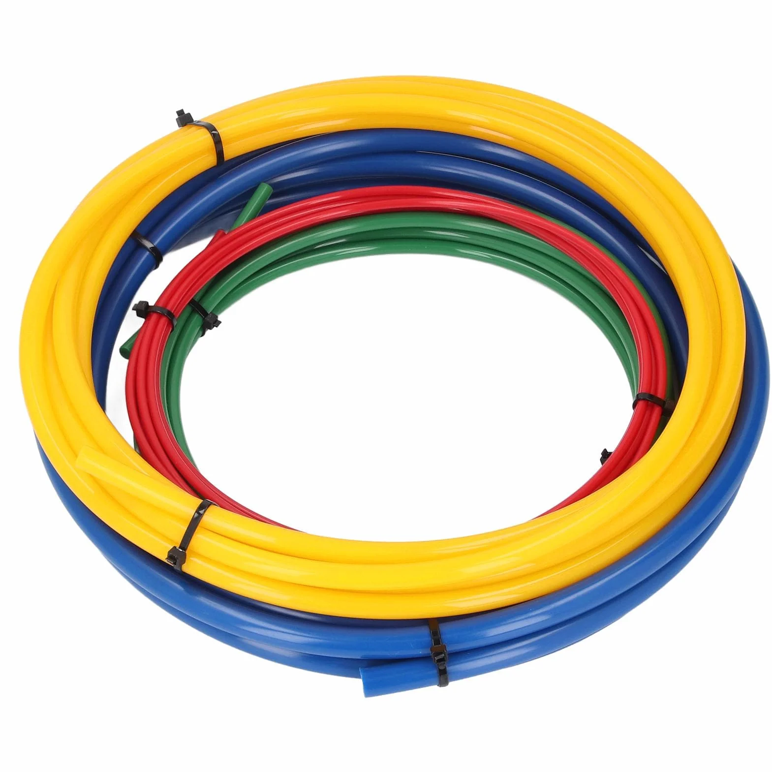 4 Pezzi Piegatubi per Tubi in Rame per Condizionatore D'aria 1/4in 3/8in 1/2in 5/8in Piegatubi per Tubi in Plastica PE Riutilizzabile Strumento di Piegatura per Tubi 4m / 13.12ft