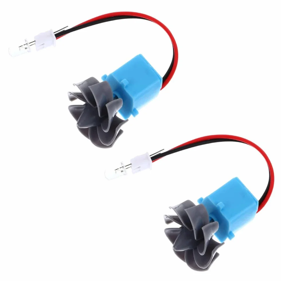 Mini Generatore Modello, Plastica Turbina Eolica Generatore Idroelettrico Micro Motore Dinamo Elettrica per Progetti Didattici di Insegnamento Scientifico Fai Da Te