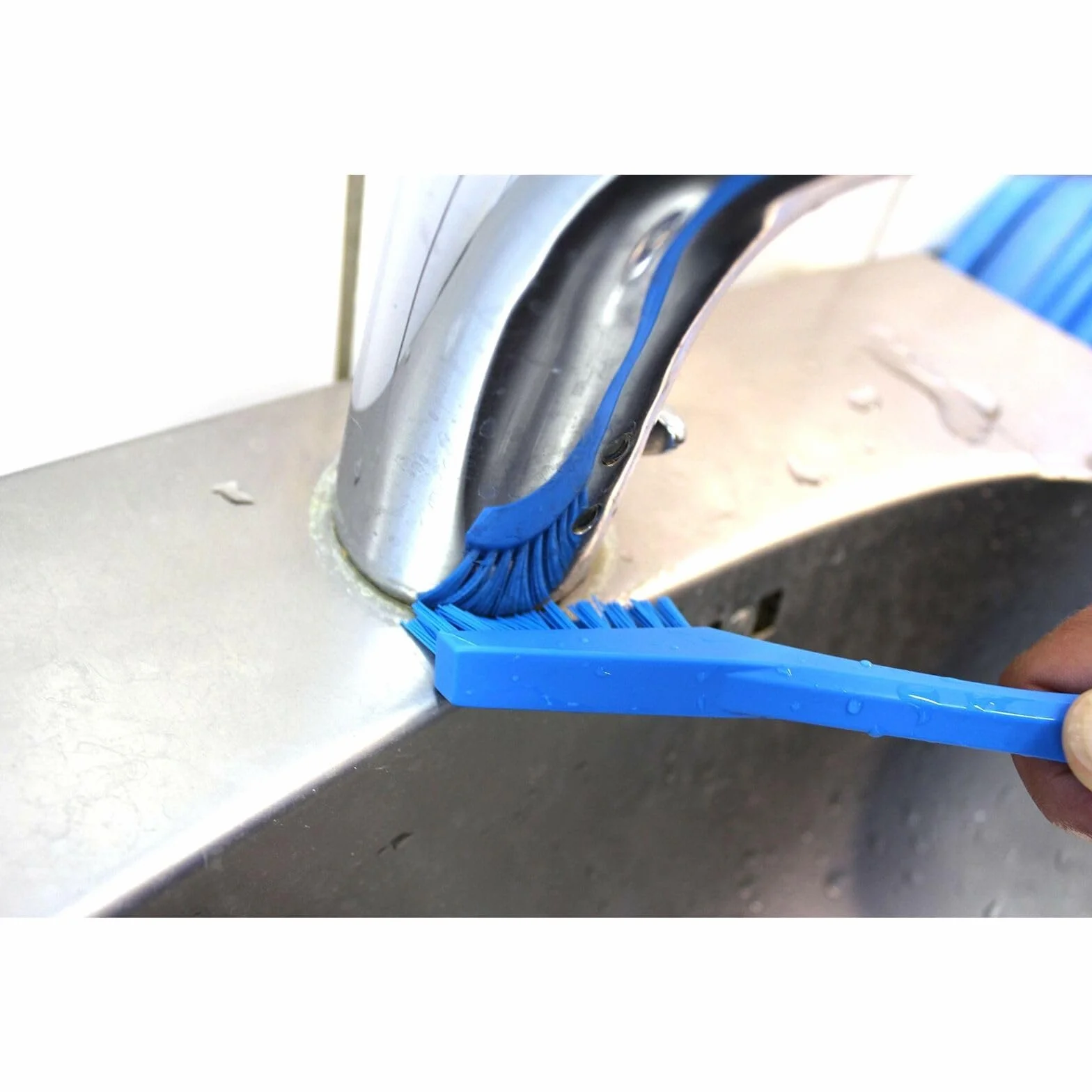 Vikan Hygiene 44013 Spazzola Manuale Molto Duro, 205 mm, Blu