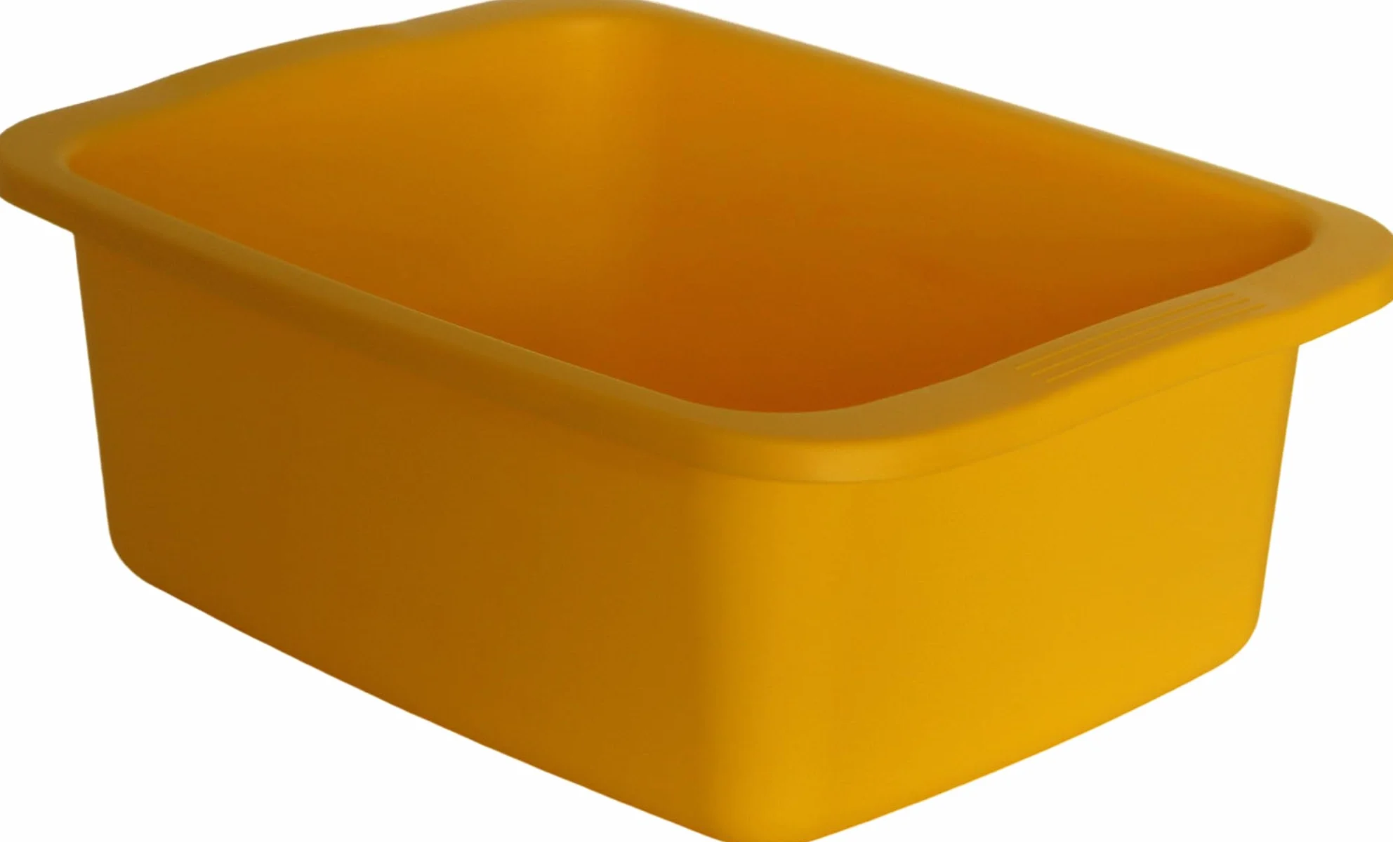 Macchiavelli catino rettangolare giallo 10L plastica vaschetta multiuso 42x31x15,5 cm
