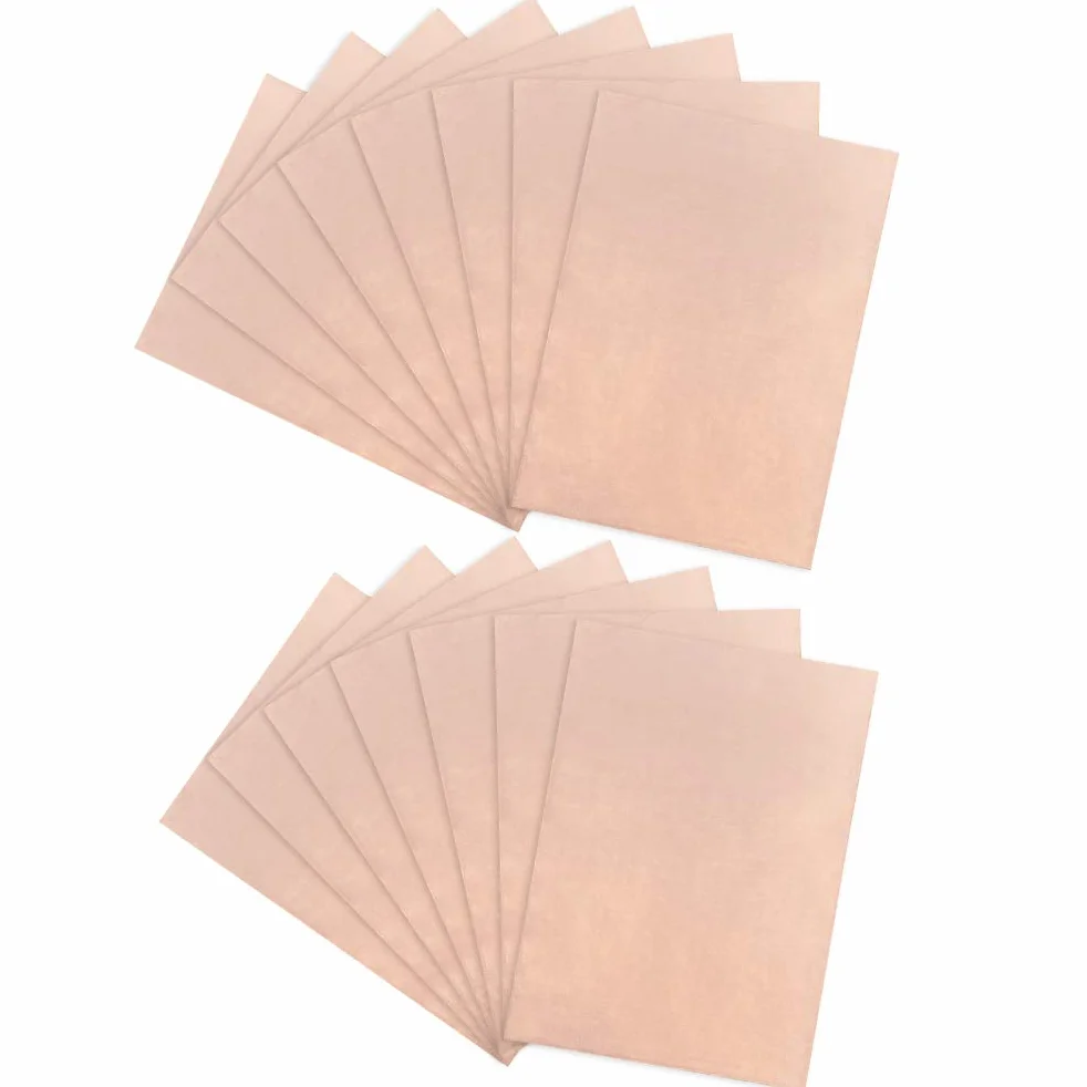 Circuito Stampato in Rame 15 Pezzi, Piastra Su Un Lato per Caldaie, PCB Foglio Piatto - 7 * 10 CM, Bachelite 1,6 MM FR-1 94HB