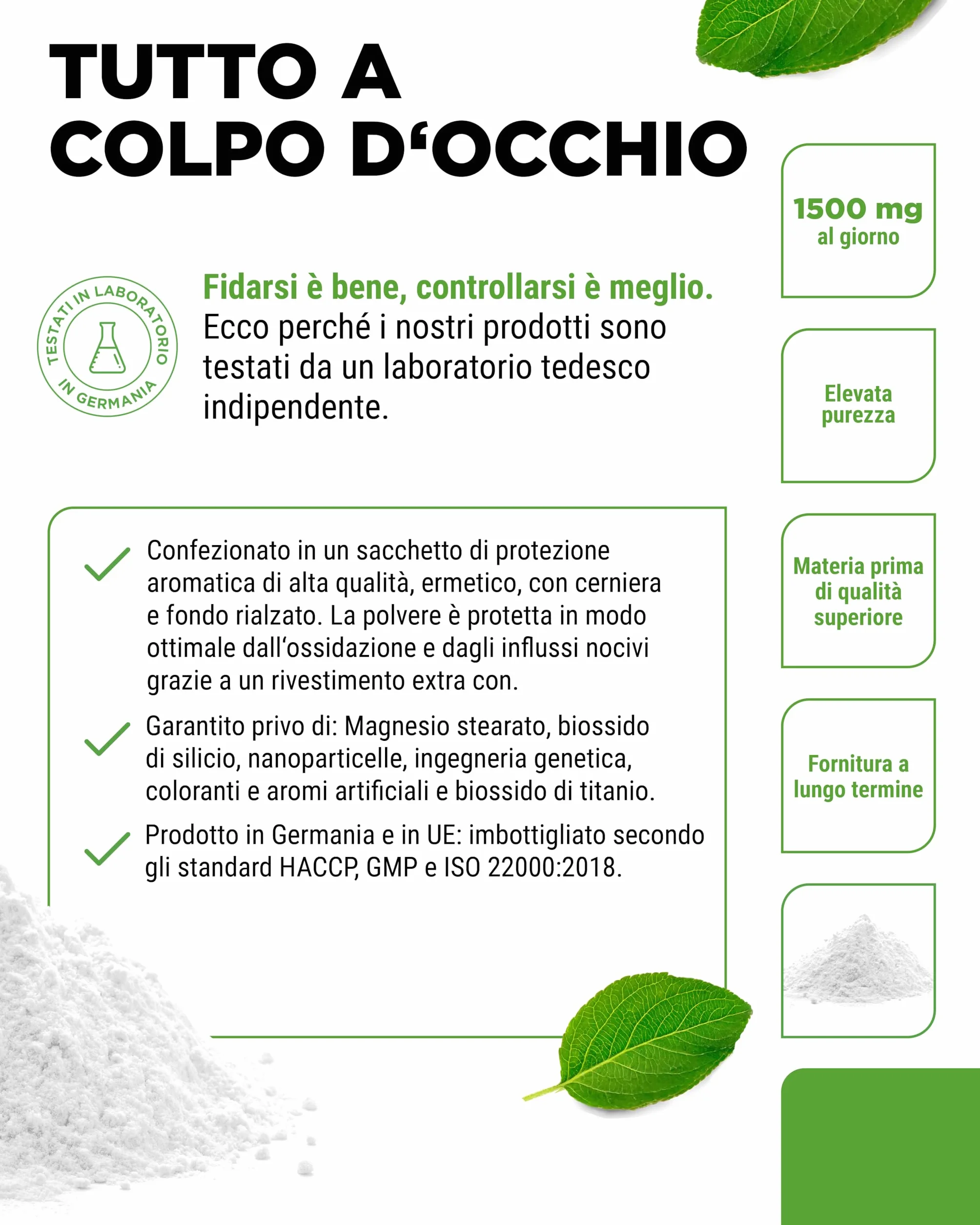 L-Tirosina 500 g Polvere Amminoacido Puro Vegan 333 Porzioni