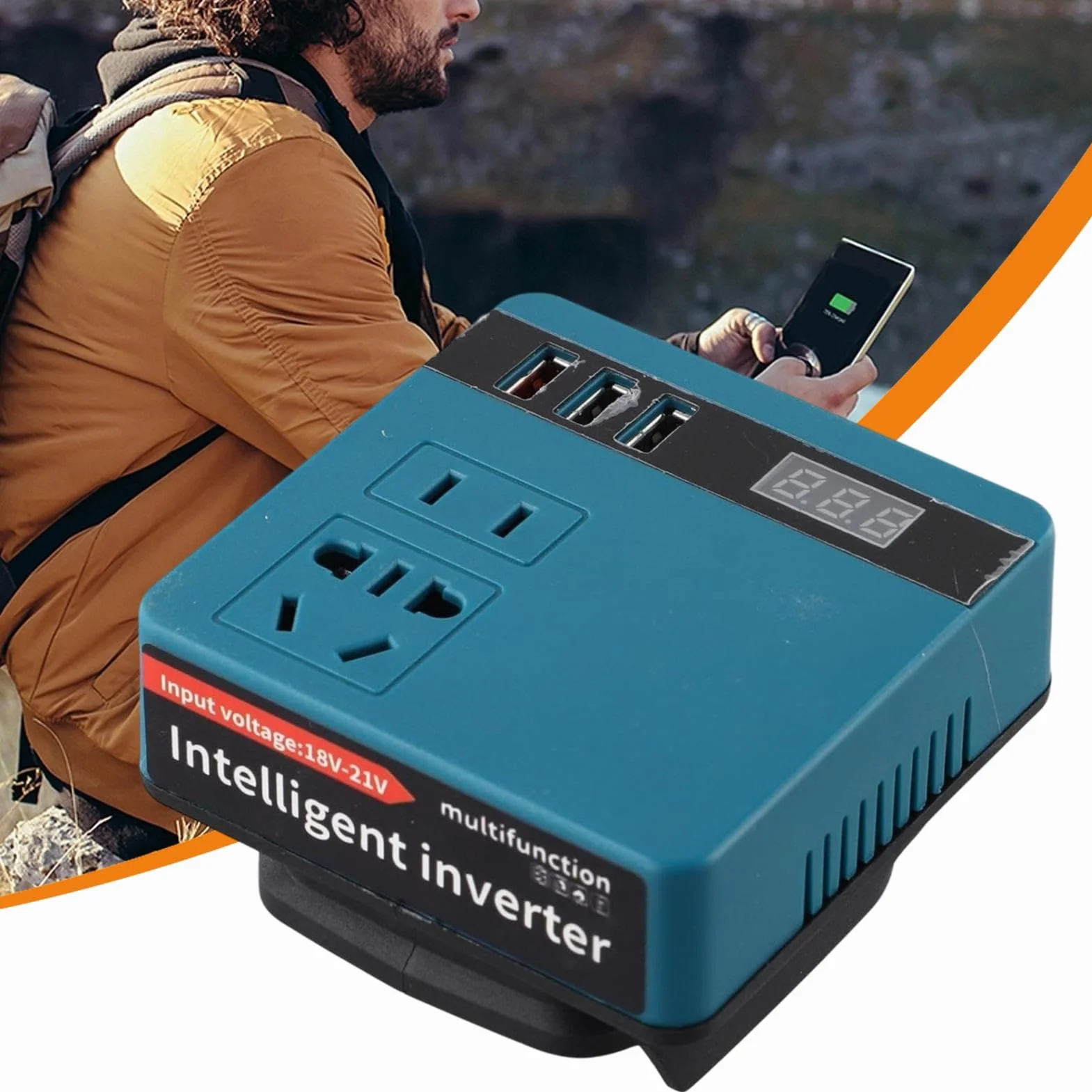 Inverter Di Alimentazione a Batteria - Generatore Di Centrali Elettriche Solare Per Uso Off-grid | Compatto Ad Alta Efficienza Con Batteria AC/DC