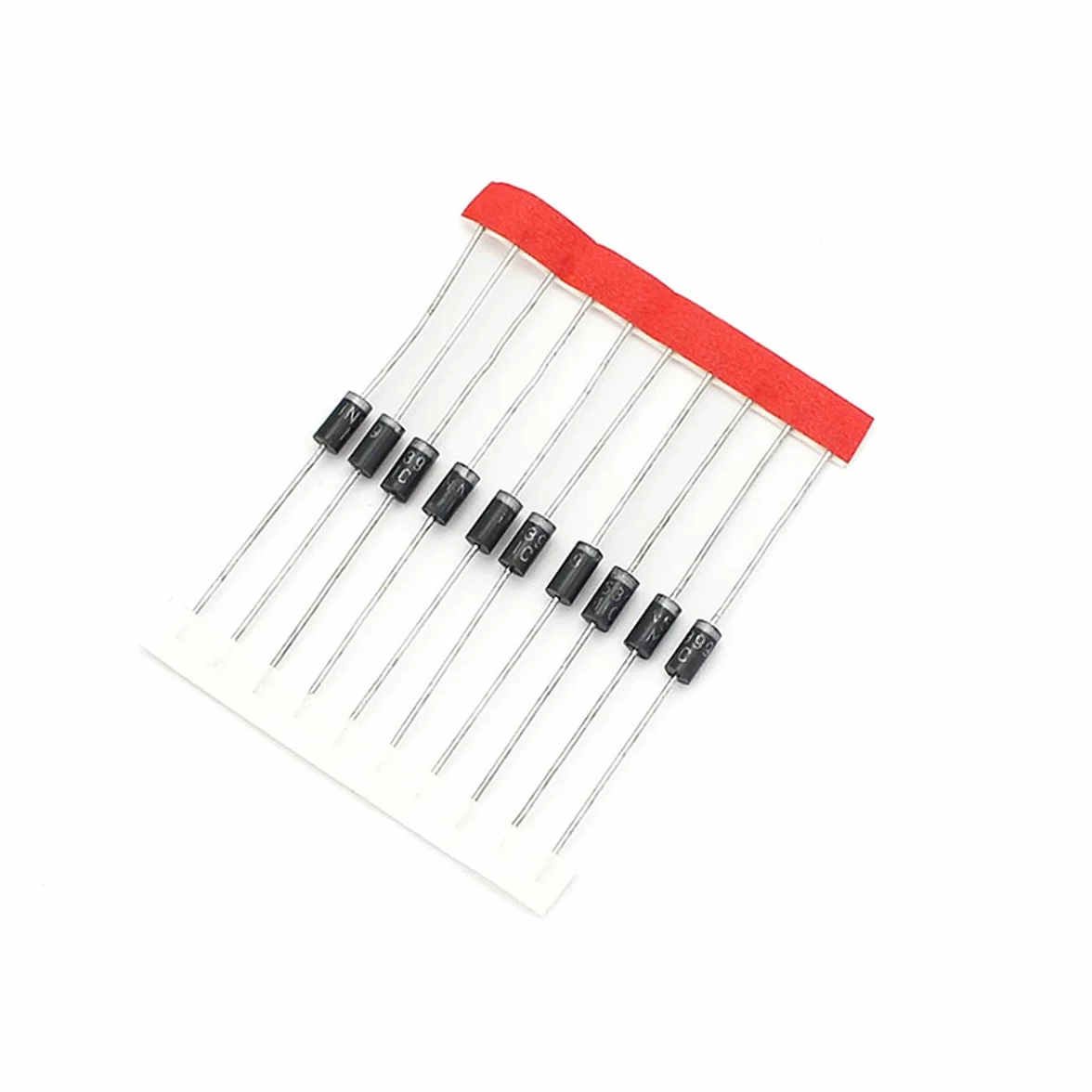 Hailege Kit 100 sztuk diod Schottky prostowniczych 8 wartości 1N4148 1N4007 1N5819 1N5399 1N5408 1N5822 FR107 FR207