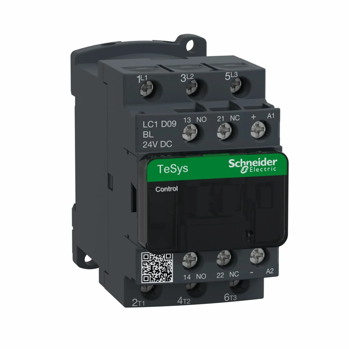 Tesys D Ac3 9A 3P 1 No 1Nc Bobina 24Vdc Morsetti a vite a basso consumo energetico