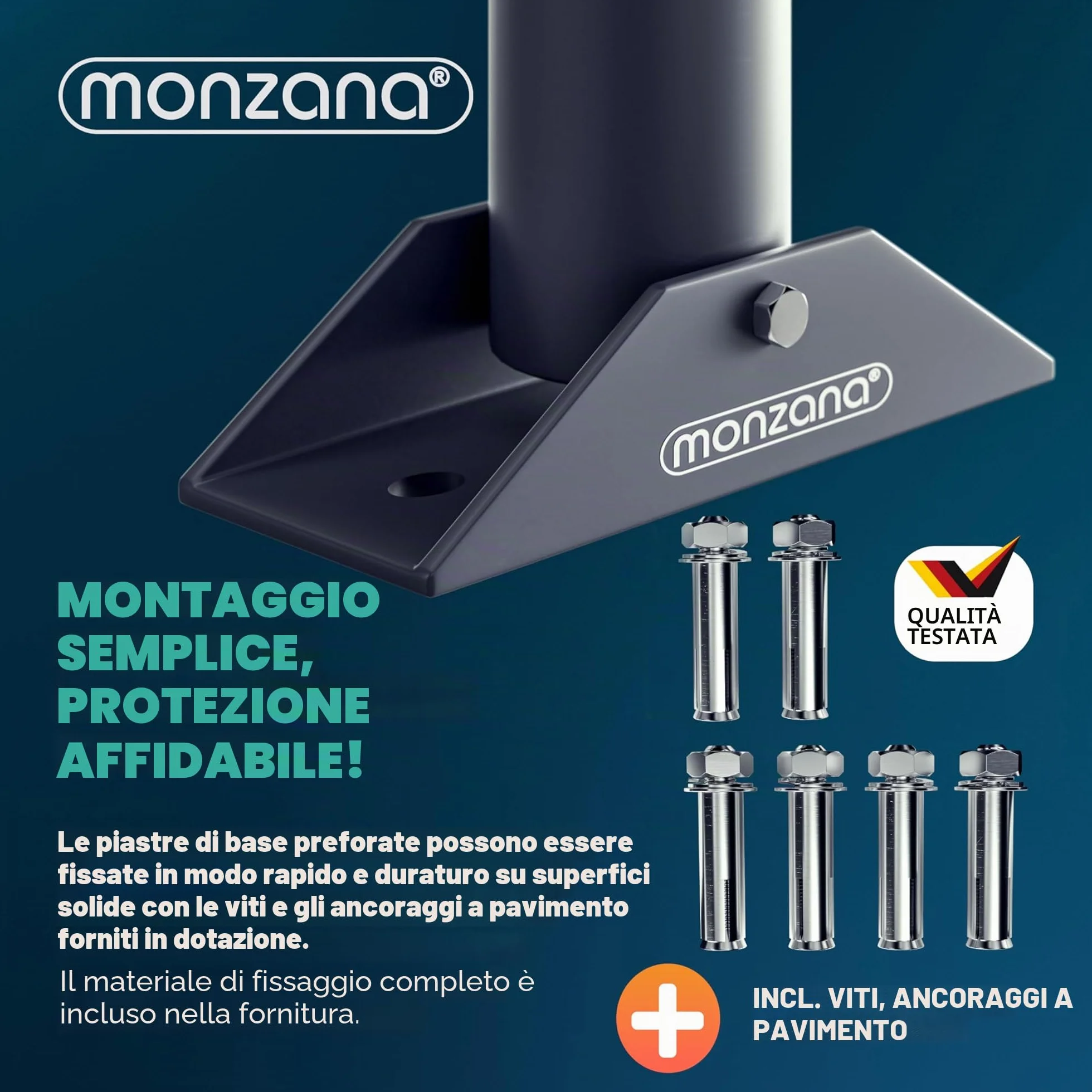 DEUBA® Sbarra Parcheggio Dissuasore 3 Chiavi Lucchetto Pieghevole Acciaio Robusto Barriera Sosta per Posteggio Posto Auto Catena Sbarramento