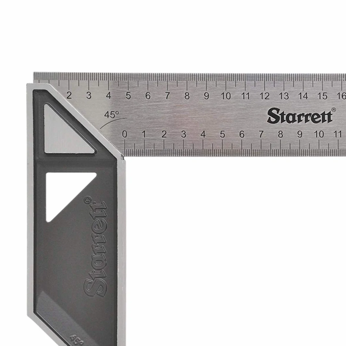 Starrett K53M-200-S Squadra da falegname in Acciaio inossidabile