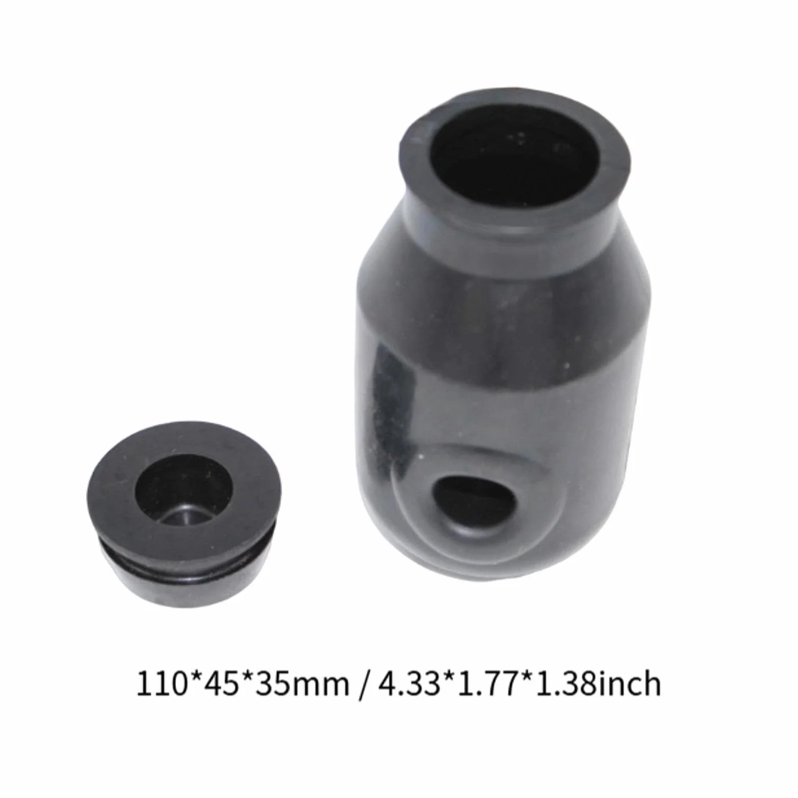 Perfeclan Coperchio Dell'olio12*8 Cm, Serbatoio Dell'olio 11 * 2 Cm, Parte del Cilindro Carrello in Materiale di Gomma Adatto Ai Carrelli Elevatori Manuali Forklift Yibat, 2 Pezzi