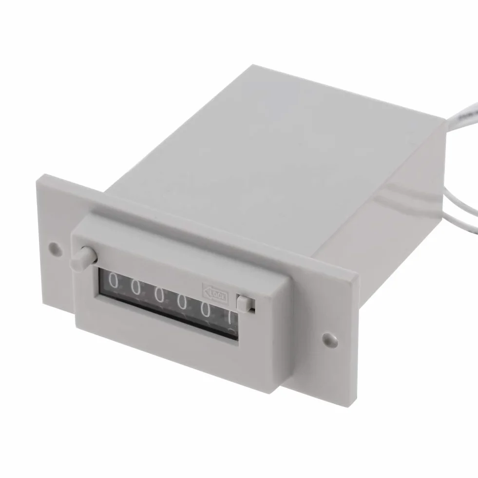 Contatore Impulsi Elettromagnetico 6 Cifre CSK6-YKW DC 24V per Eventi e Automazione Industriale