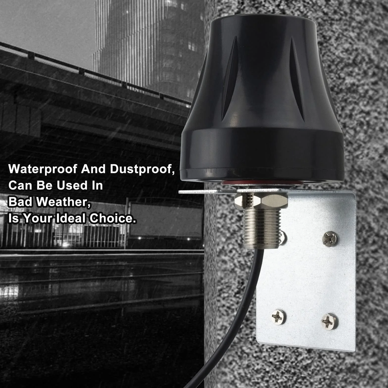 Antenna Esterna Dual Band 2,4 G/5,8 GHz Omnidirezionale 5 dBi Impermeabile RP-SMA Maschio per Router WiFi Hotspot Rete Wireless Sicurezza Telecamera IP Telecamera da Caccia