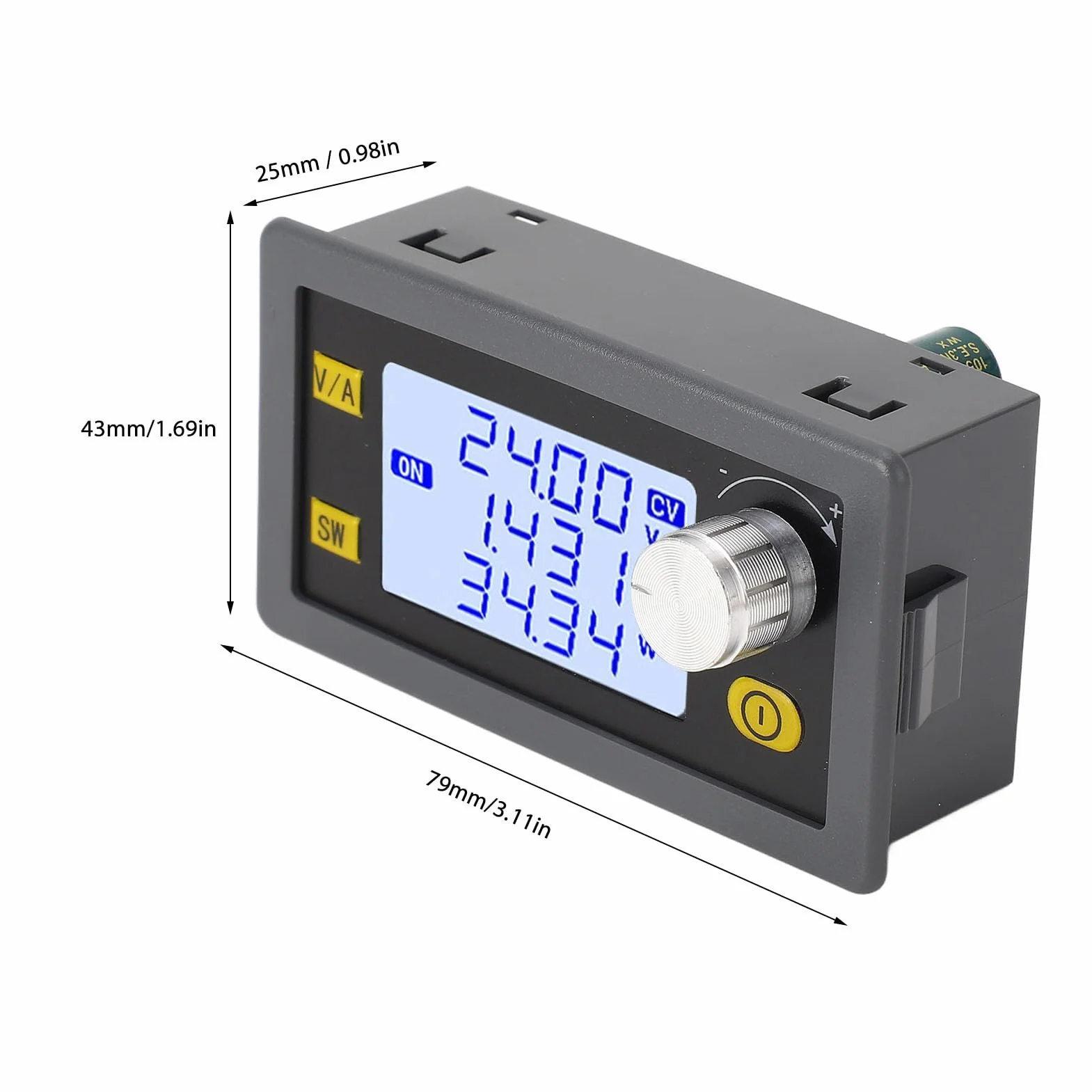 Convertitore Buck Boost CC Regolatore di Tensione Regolabile, 0,6-30 V 4a Alimentatore Step Up Down Trasformatore Buck Boost Convertitore di Tensione Convertitore Step Up Down di Tensione Per Veicoli
