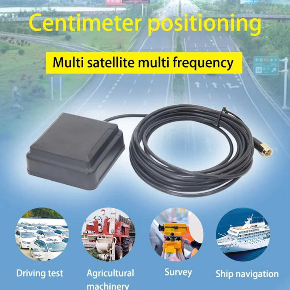Antenna RTK RTD ad alta precisione Posizionamento Centimetrico L1+L2+L5 Antenna di Misurazione GNSS a 3 satelliti e 7 Frequenze