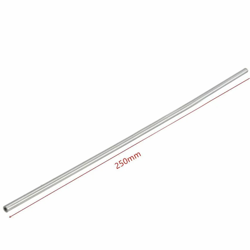 Tubo capillare in acciaio inox 304, diametro 4 mm, diametro 3 mm, lunghezza 250 mm, confezione da 5 pezzi